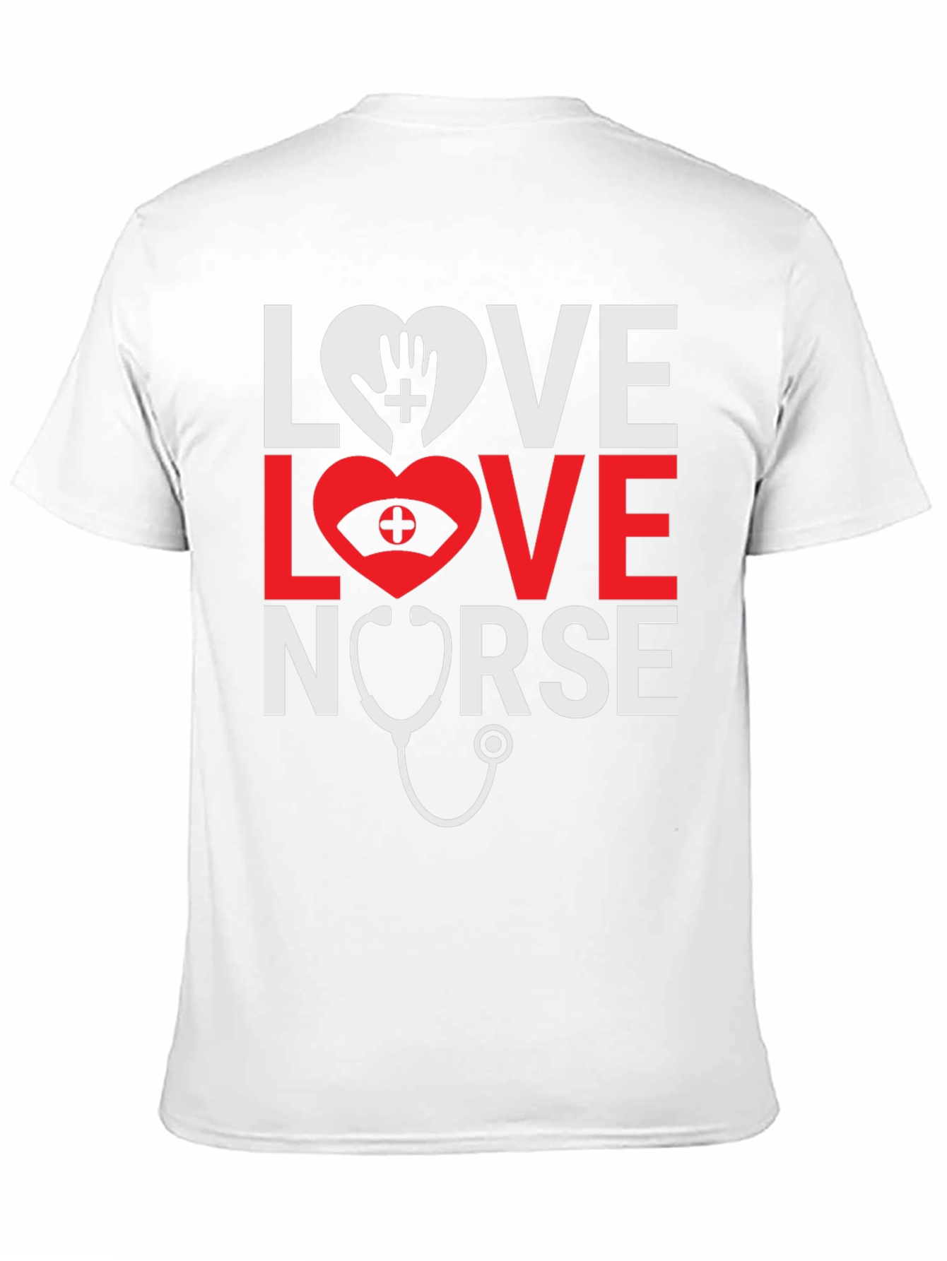 Love Nurse Black T-Shirt