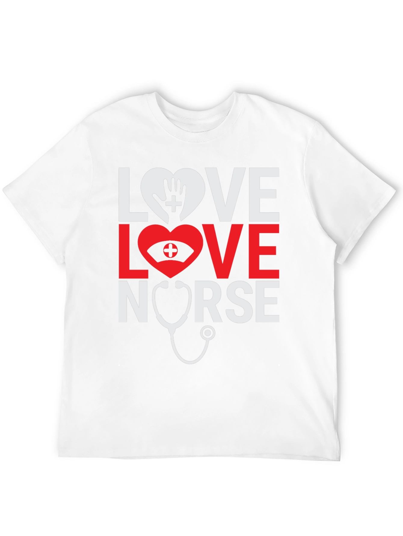 Love Nurse Black T-Shirt
