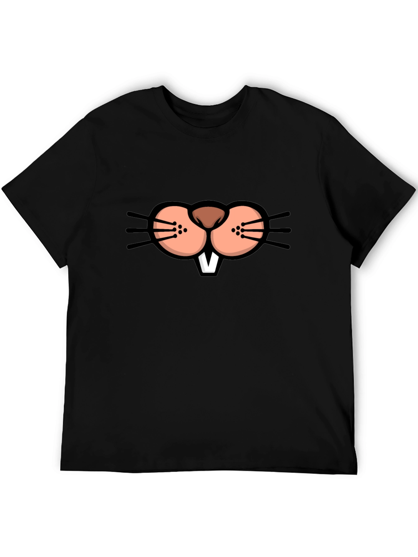 Funny Animal Face Graphic T-Shirt