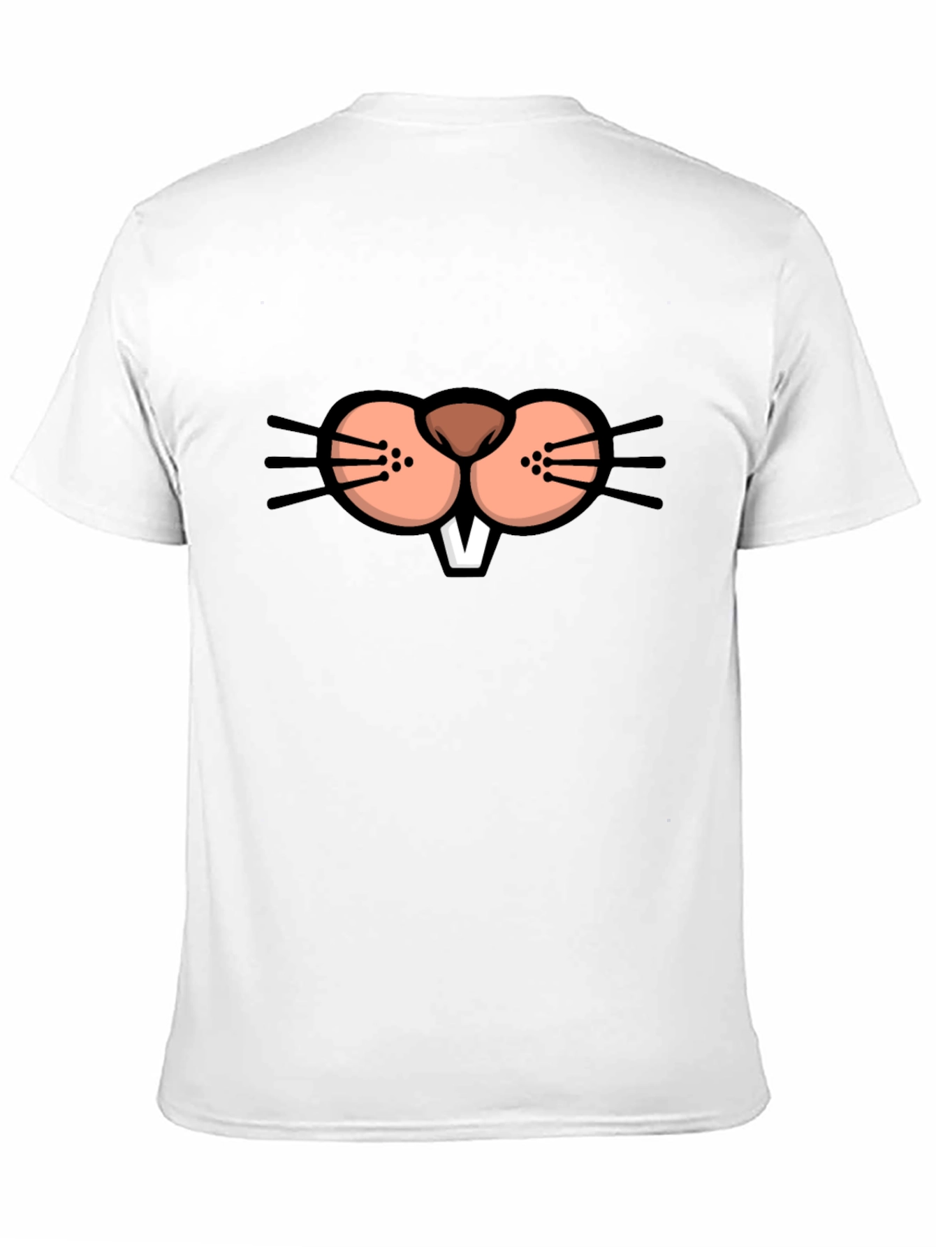 Funny Animal Face Graphic T-Shirt