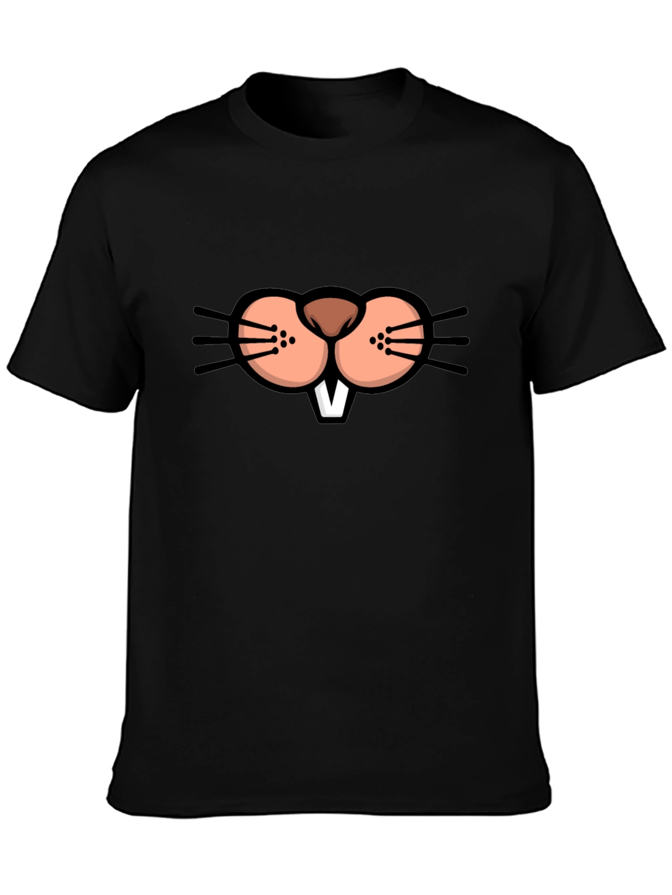 Funny Animal Face Graphic T-Shirt