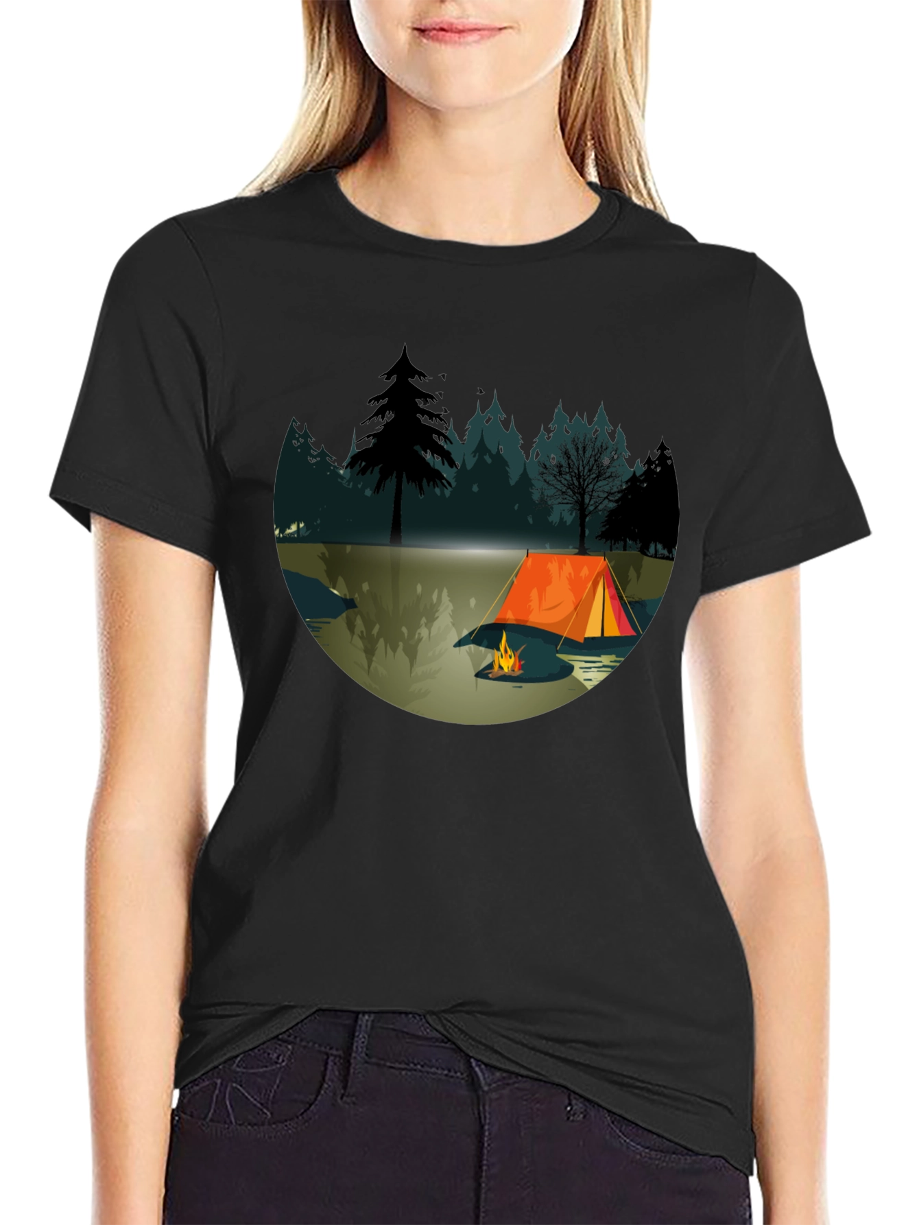 Camping Trip Graphic Tee - Outdoor Adventure Shirt