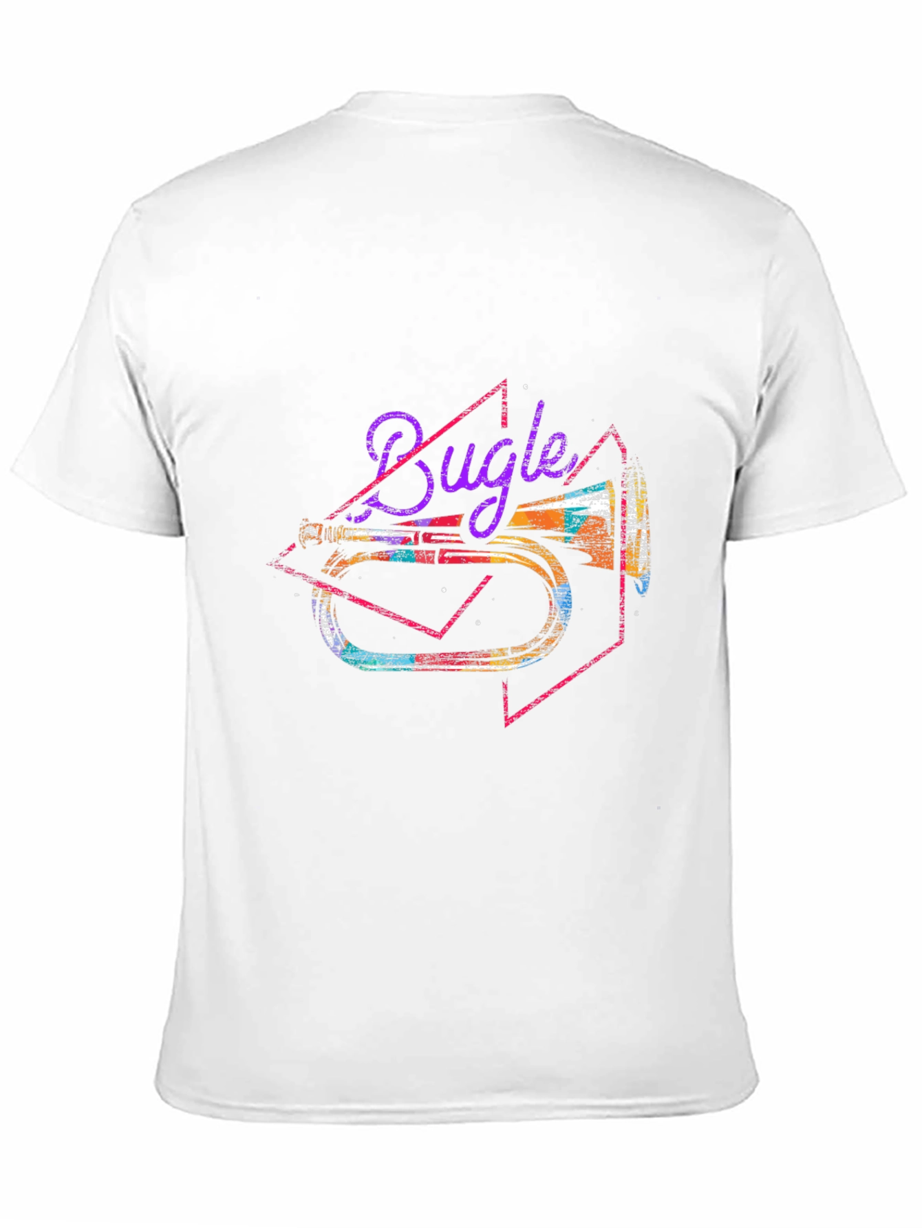 Bugle Graphic Tee - Retro Musical Instrument Shirt