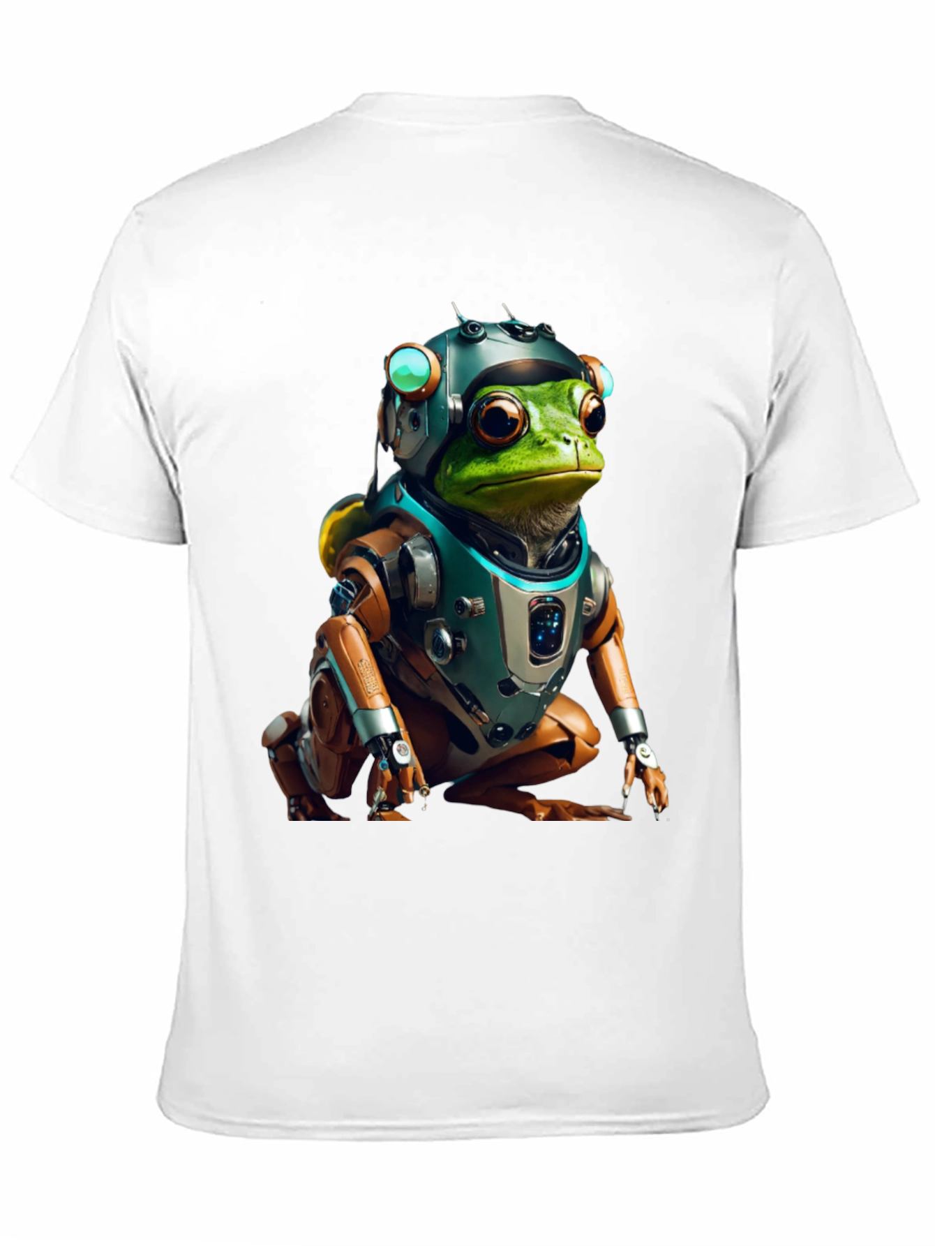Cyber Frog T-Shirt - Sci-Fi Amphibian Style