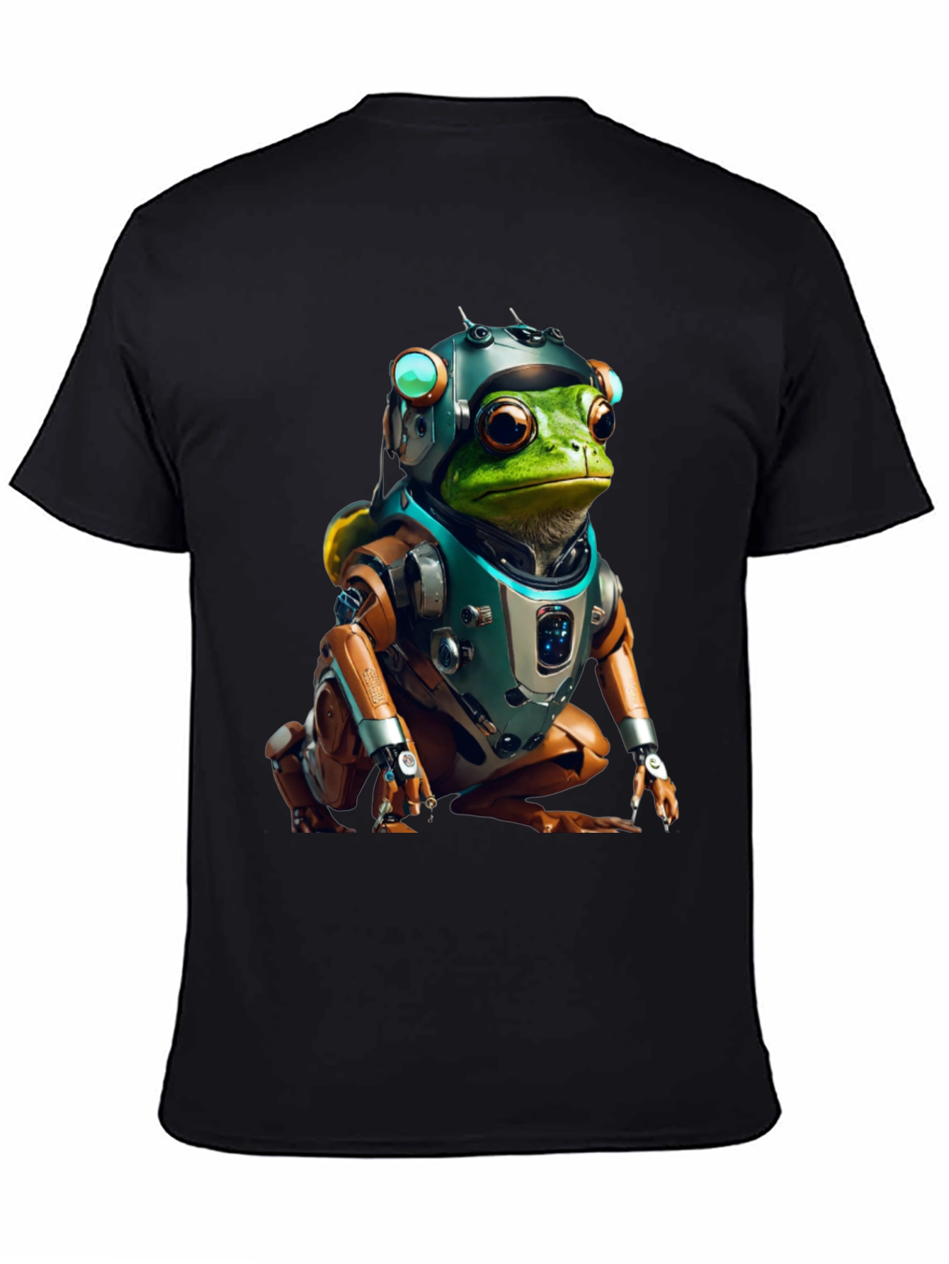 Cyber Frog T-Shirt - Sci-Fi Amphibian Style