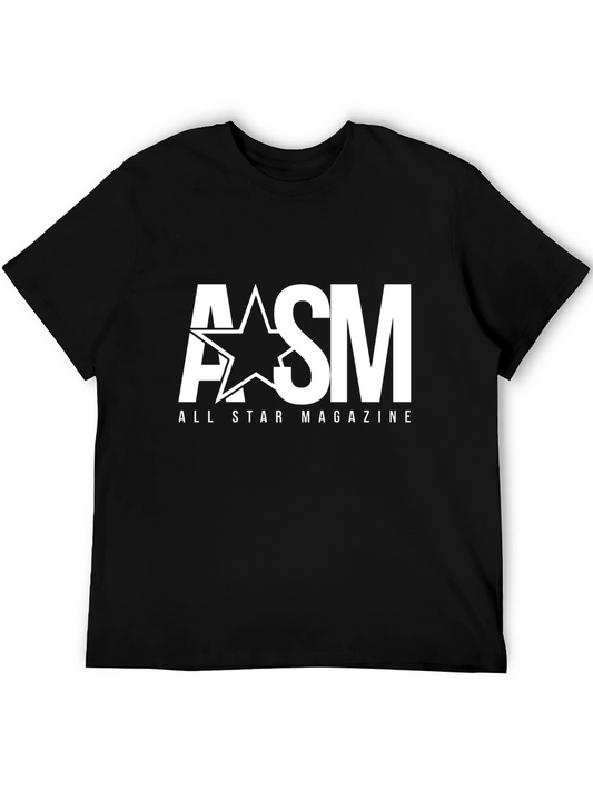 ASM All Star Magazine Black Graphic T-Shirt