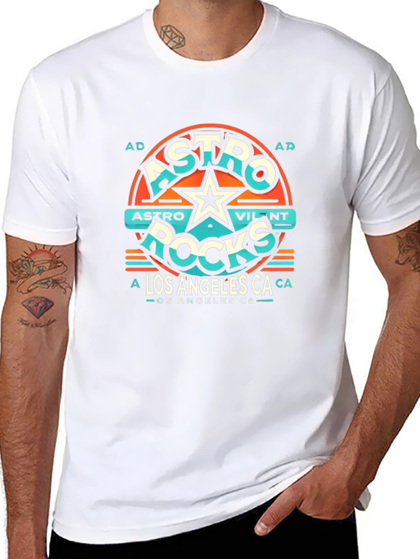 Astro Rocks Graphic Tee - Los Angeles CA T-Shirt