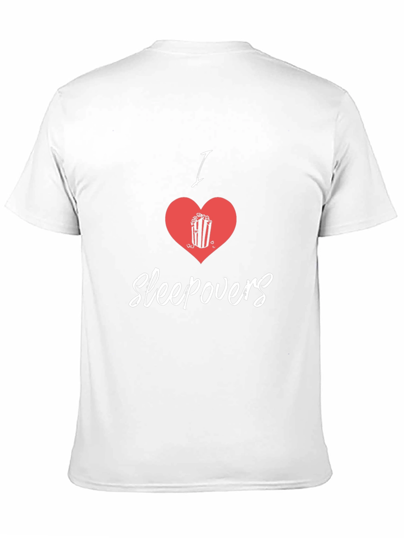 I Heart Sleepovers Black Graphic Tee