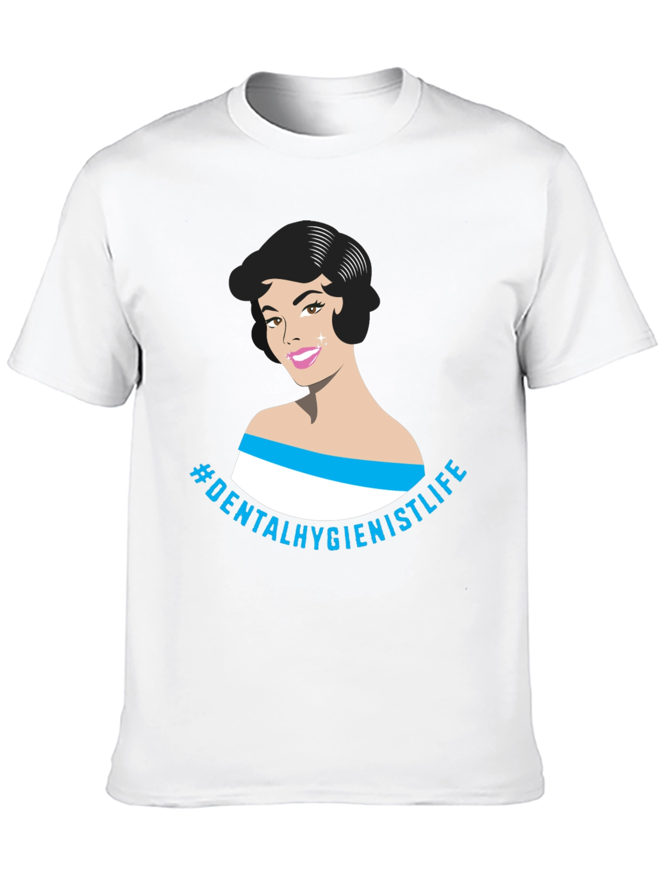 Dental Hygienist Life Graphic Tee - Black