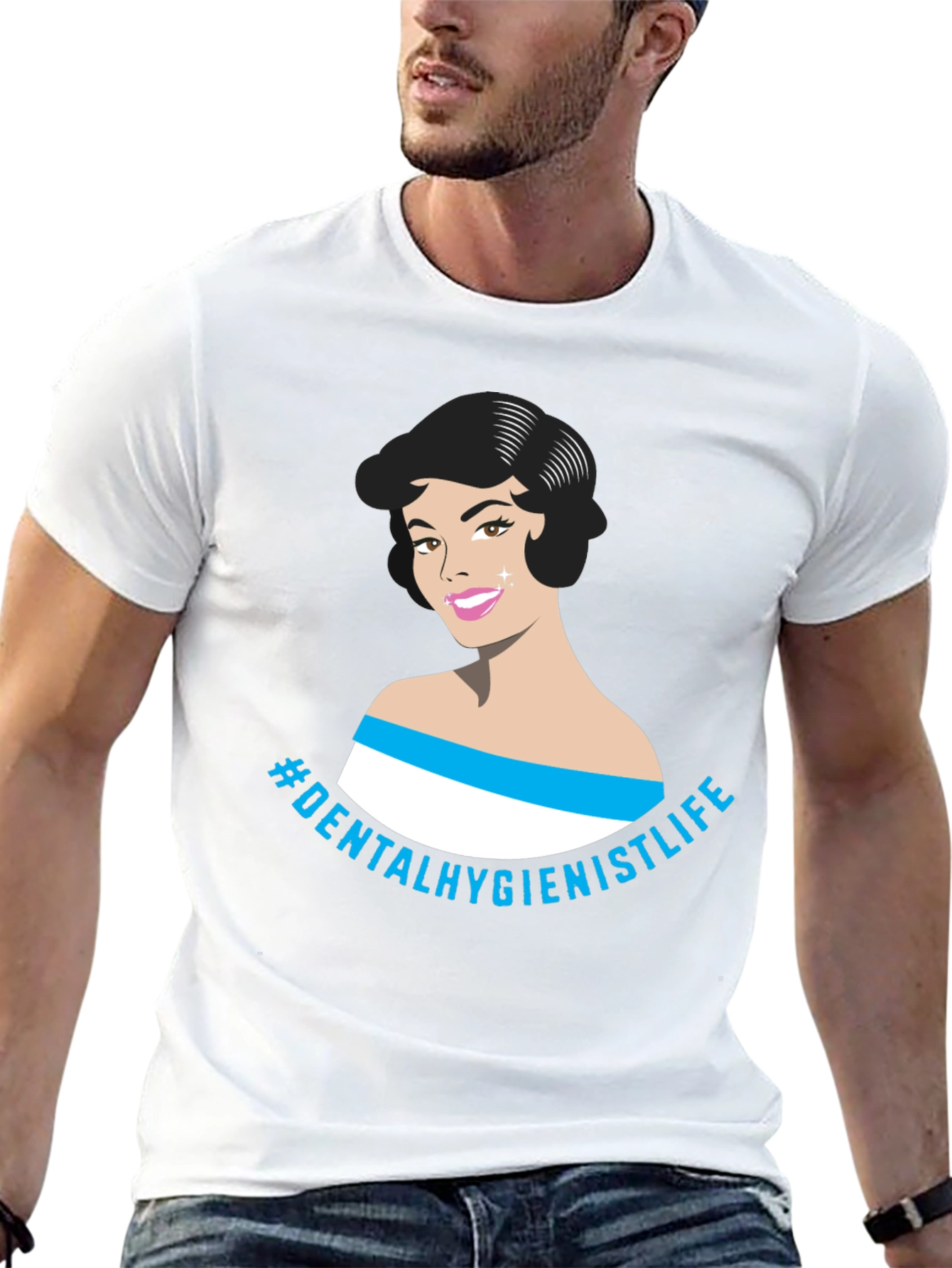 Dental Hygienist Life Graphic Tee - Black