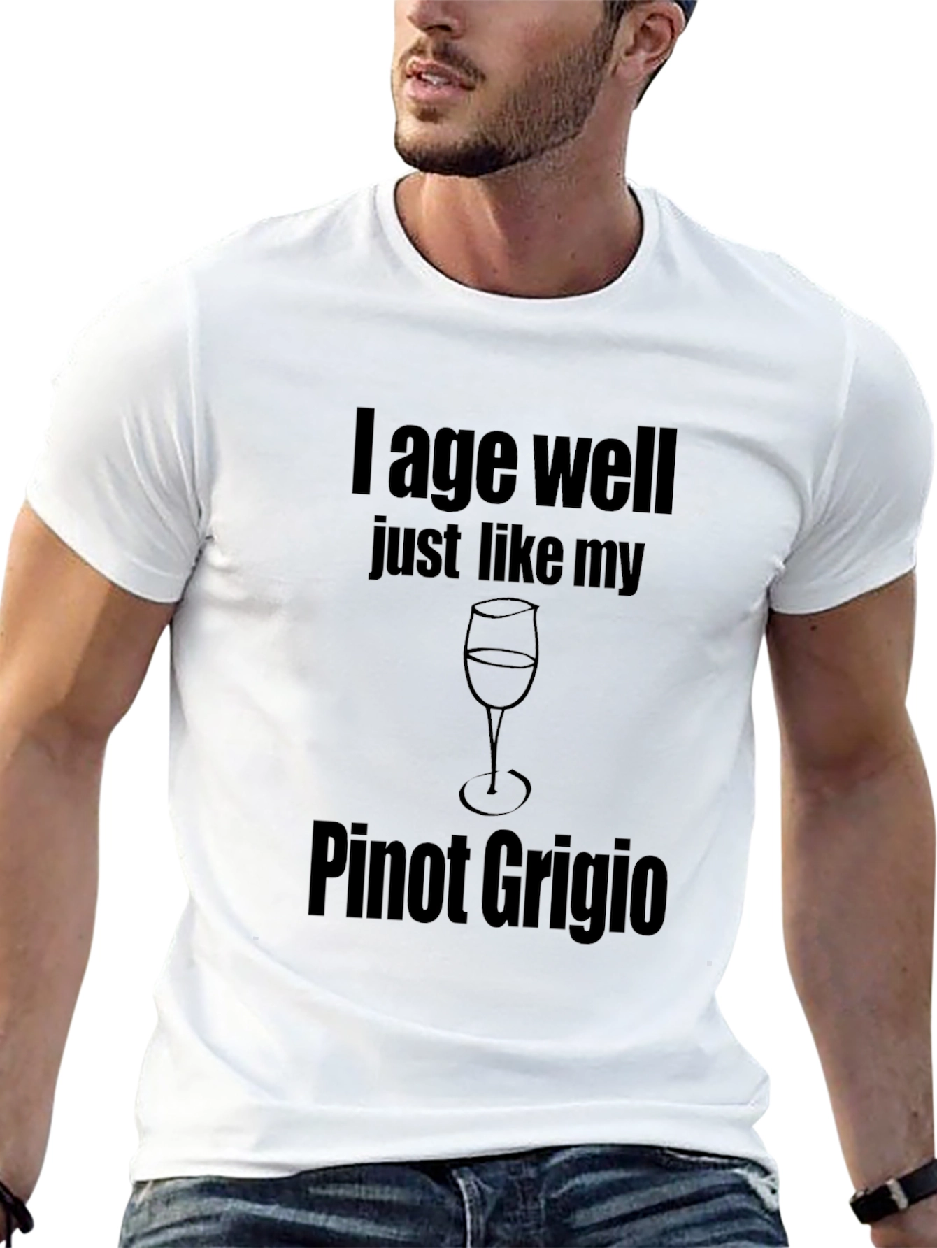 I Age Well Pinot Grigio Graphic Tee
