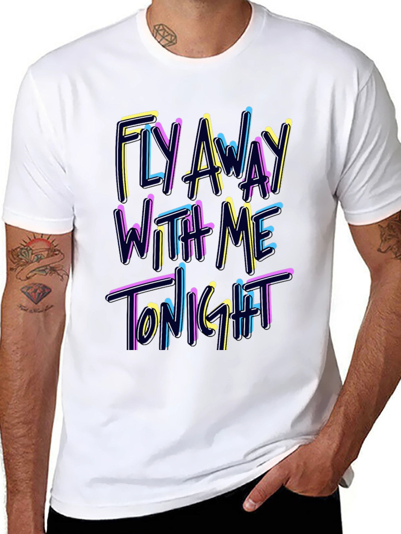 Fly Away With Me Tonight Graphic Tee