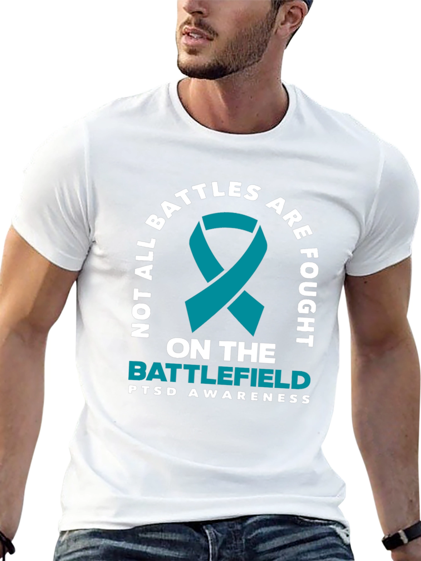 PTSD Awareness Tee - Not All Battles Are Fought