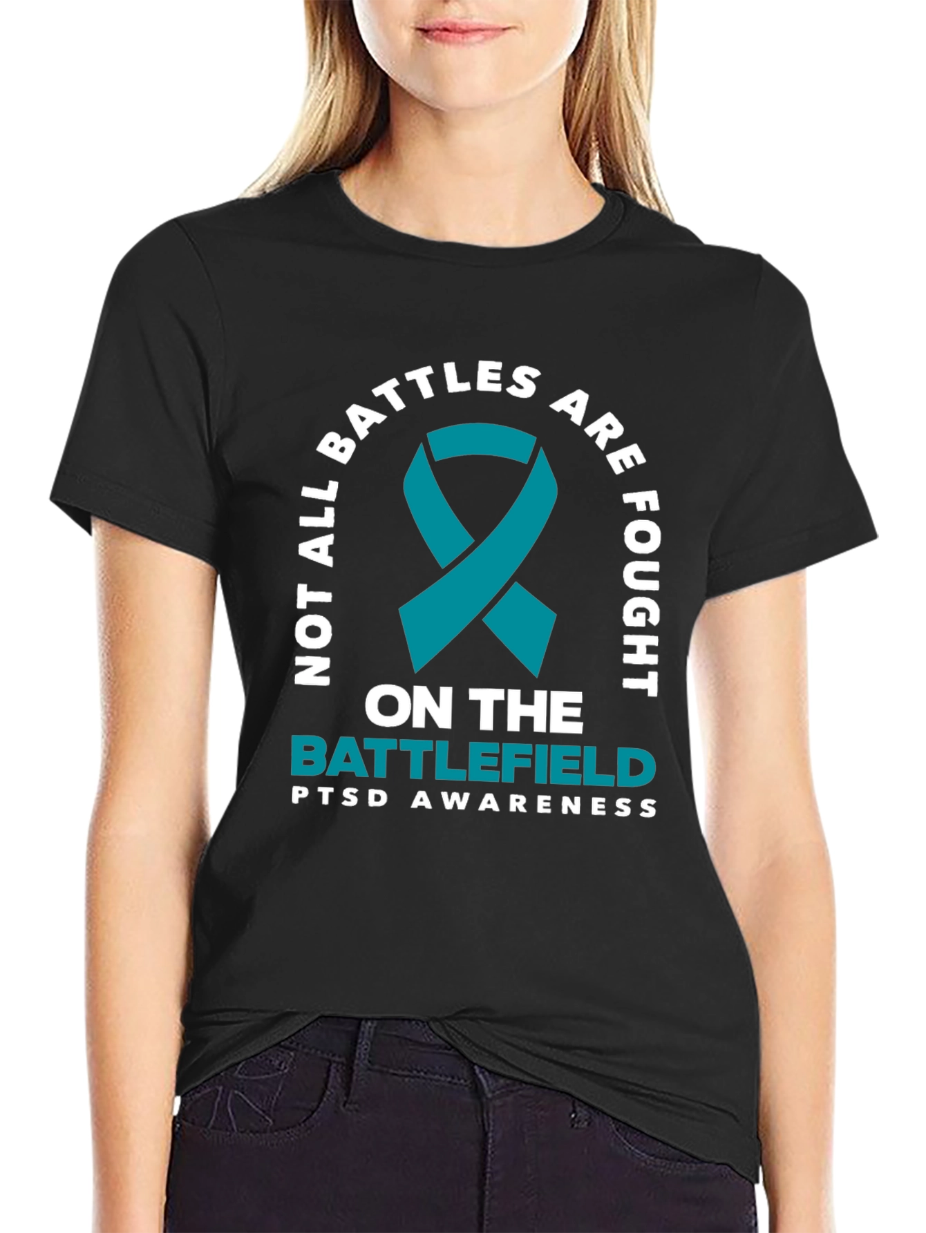 PTSD Awareness Tee - Not All Battles Are Fought
