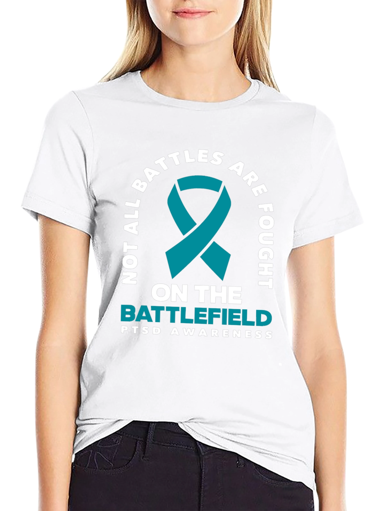 PTSD Awareness Tee - Not All Battles Are Fought