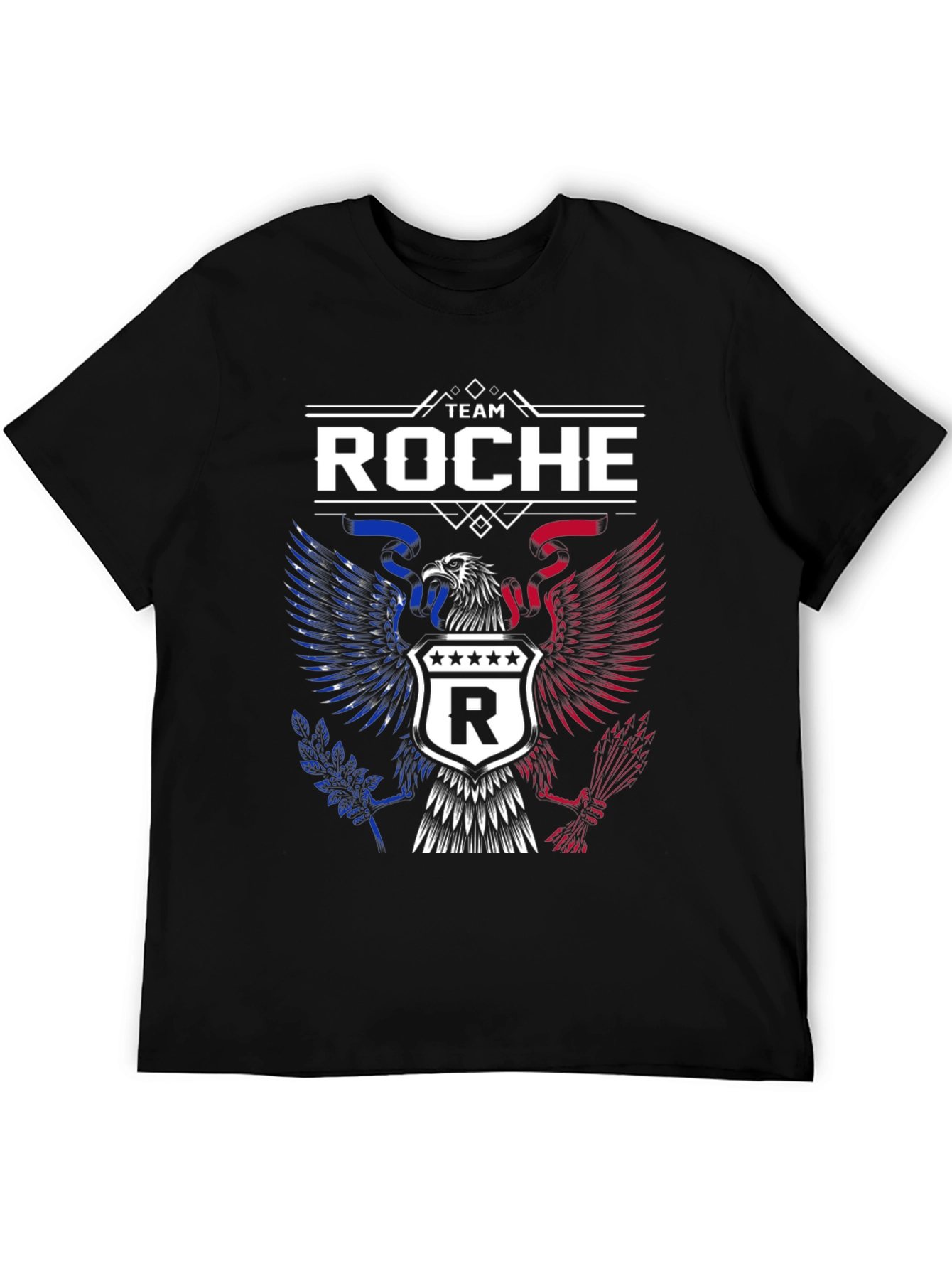 Team Roche Patriotic Eagle Graphic T-Shirt