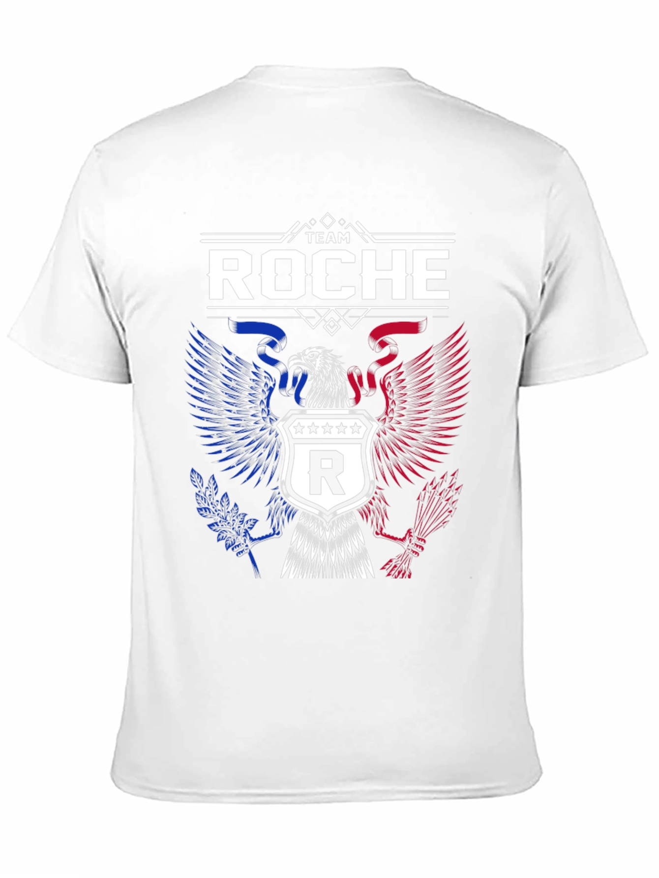 Team Roche Patriotic Eagle Graphic T-Shirt