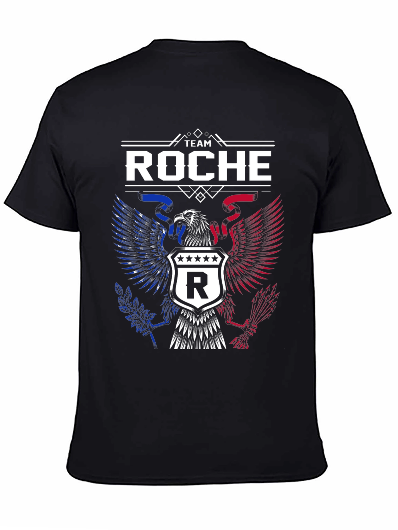 Team Roche Patriotic Eagle Graphic T-Shirt