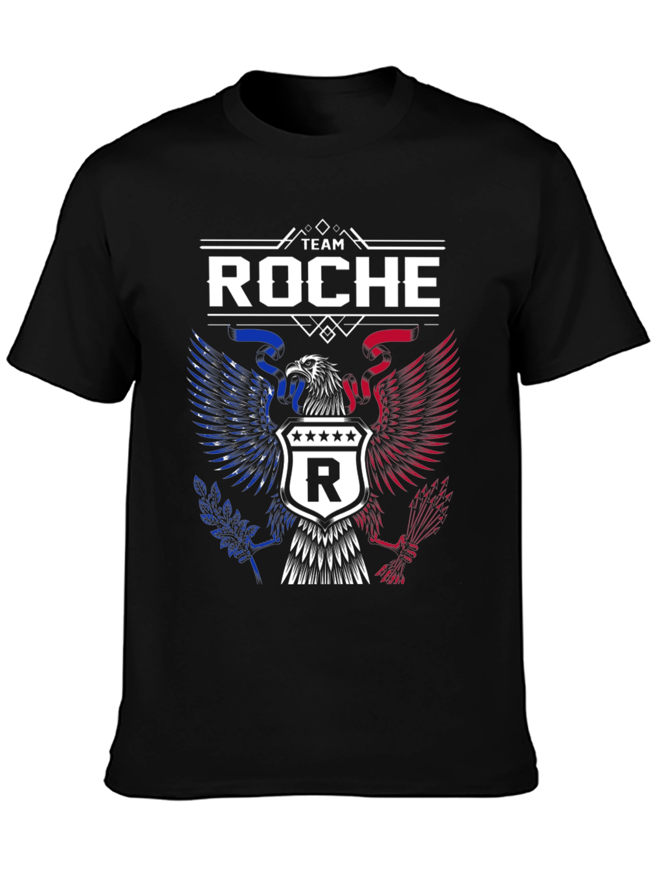 Team Roche Patriotic Eagle Graphic T-Shirt