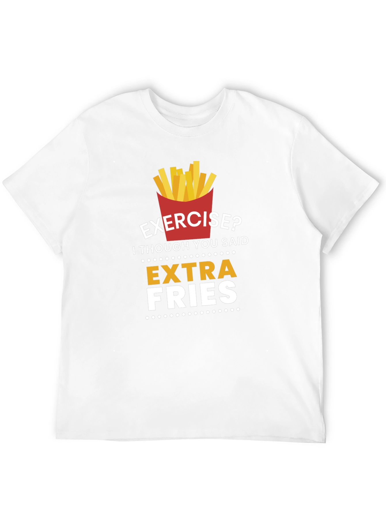 Extra Fries Graphic Tee - Funny Foodie T-Shirt
