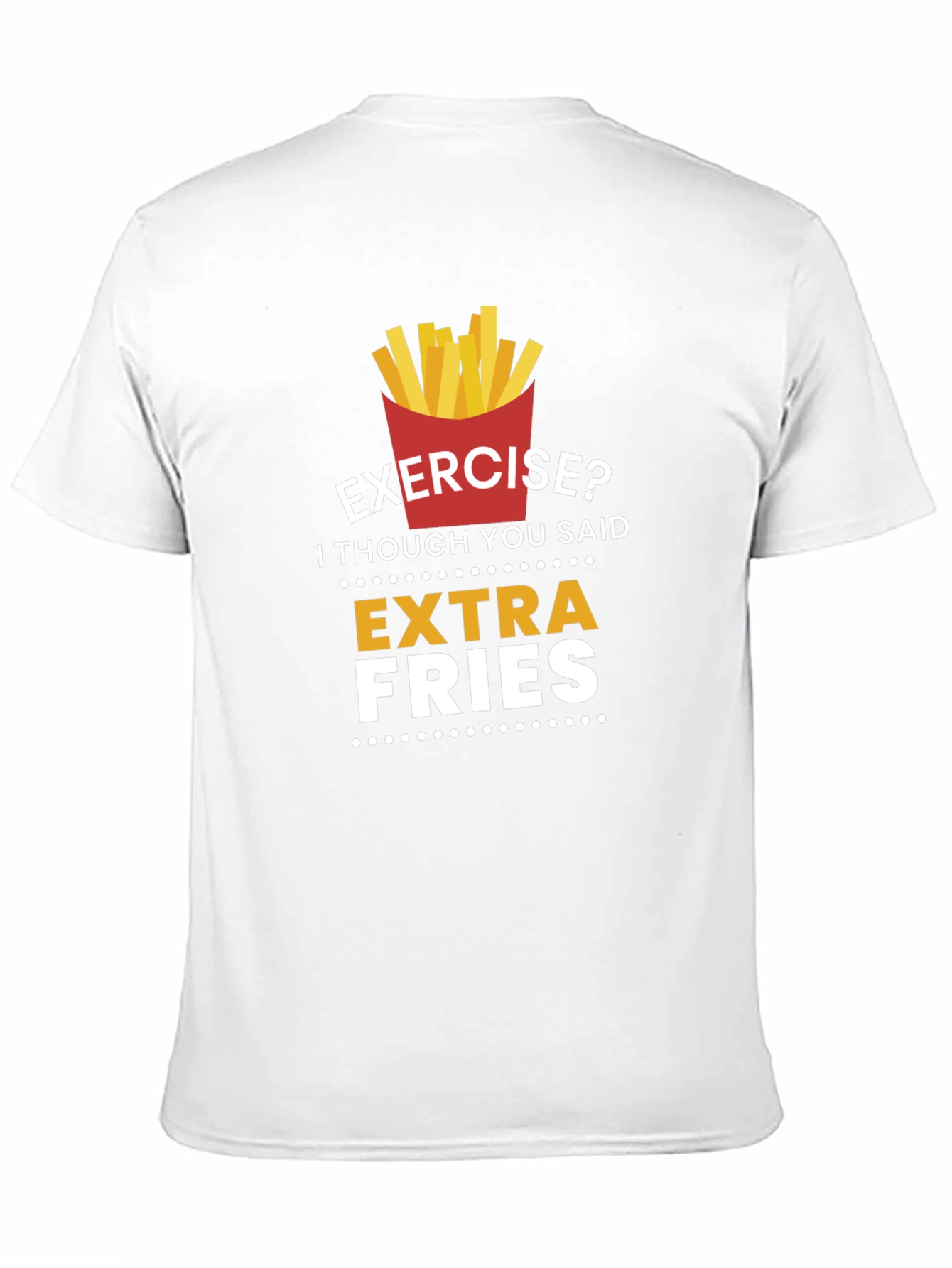 Extra Fries Graphic Tee - Funny Foodie T-Shirt
