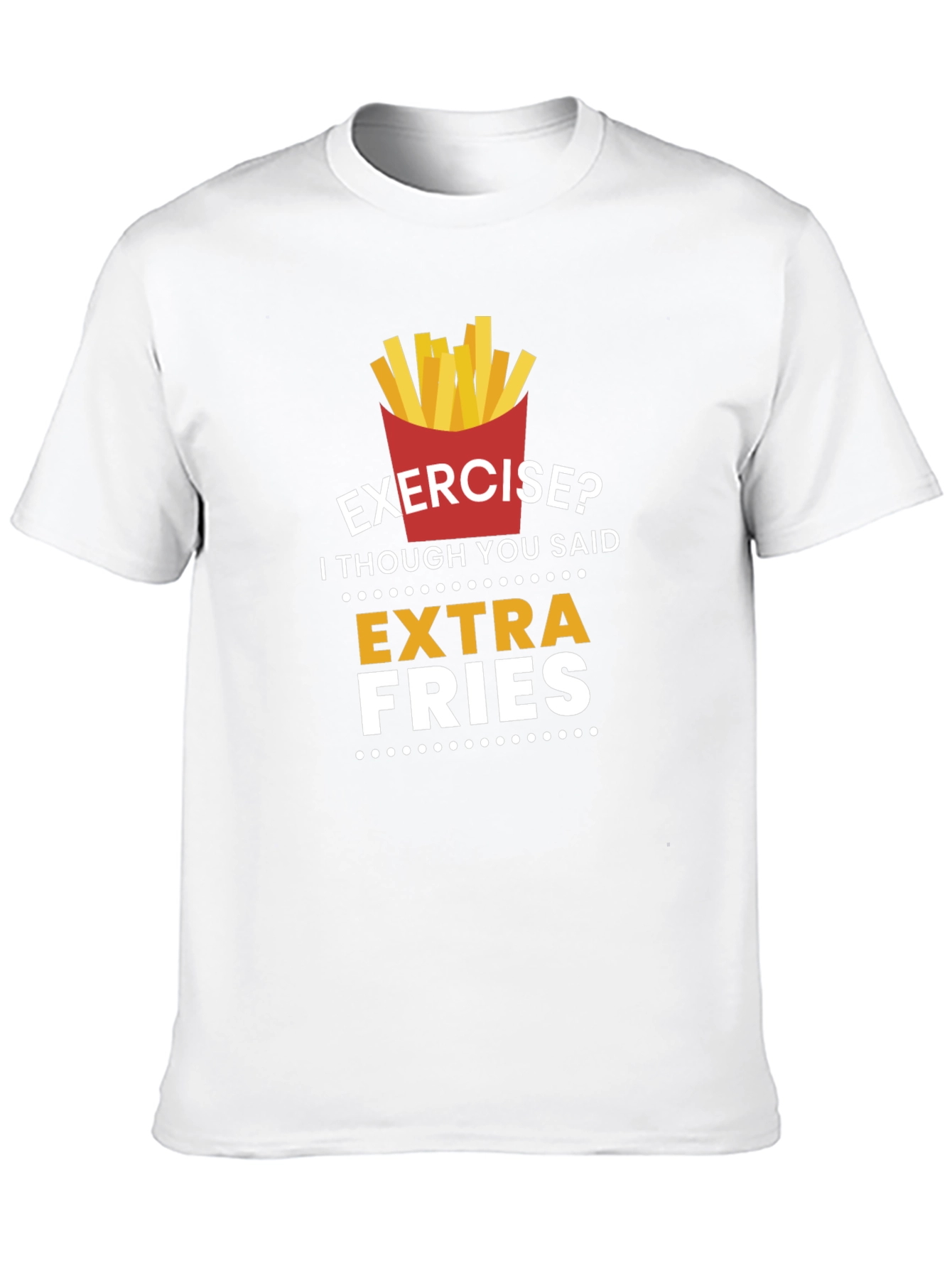 Extra Fries Graphic Tee - Funny Foodie T-Shirt
