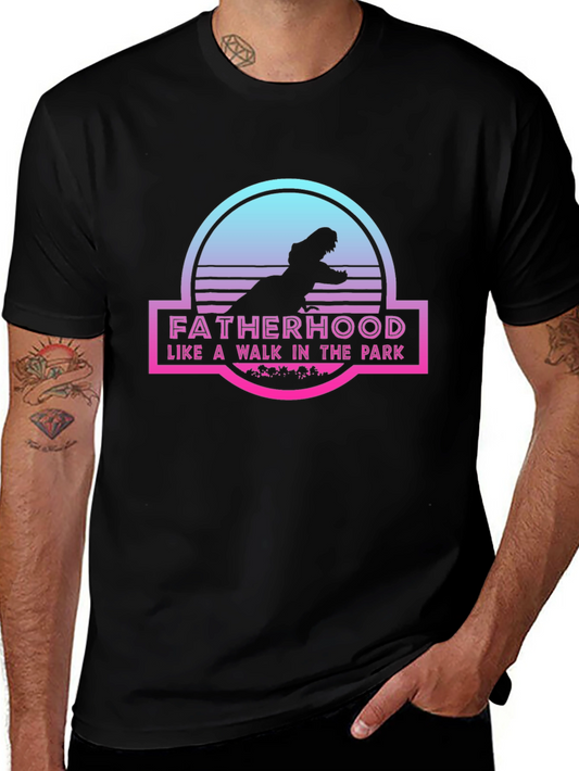 Fatherhood Jurassic Park Inspired T-Shirt