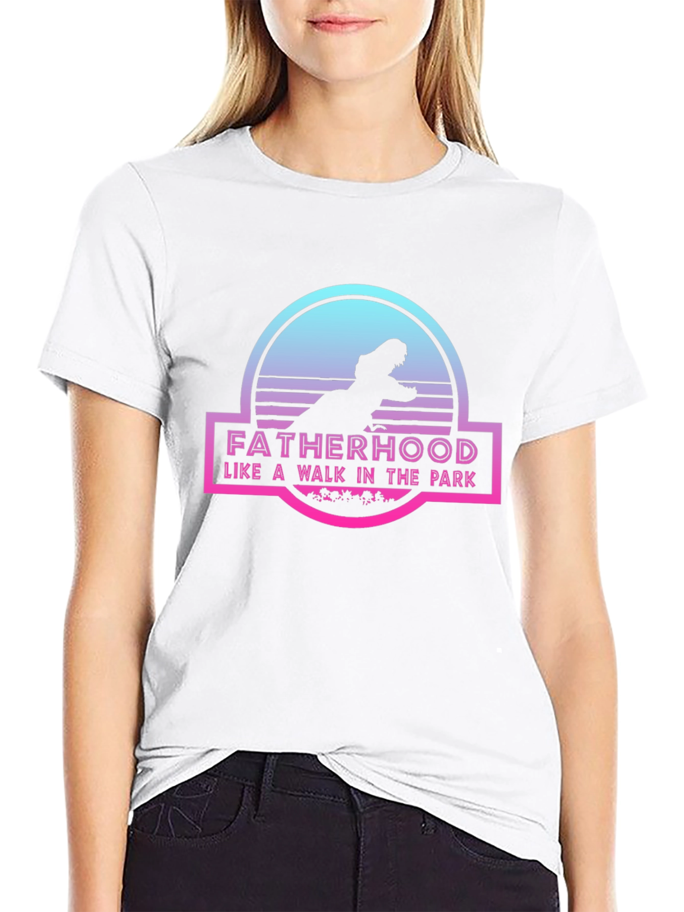 Fatherhood Jurassic Park Inspired T-Shirt