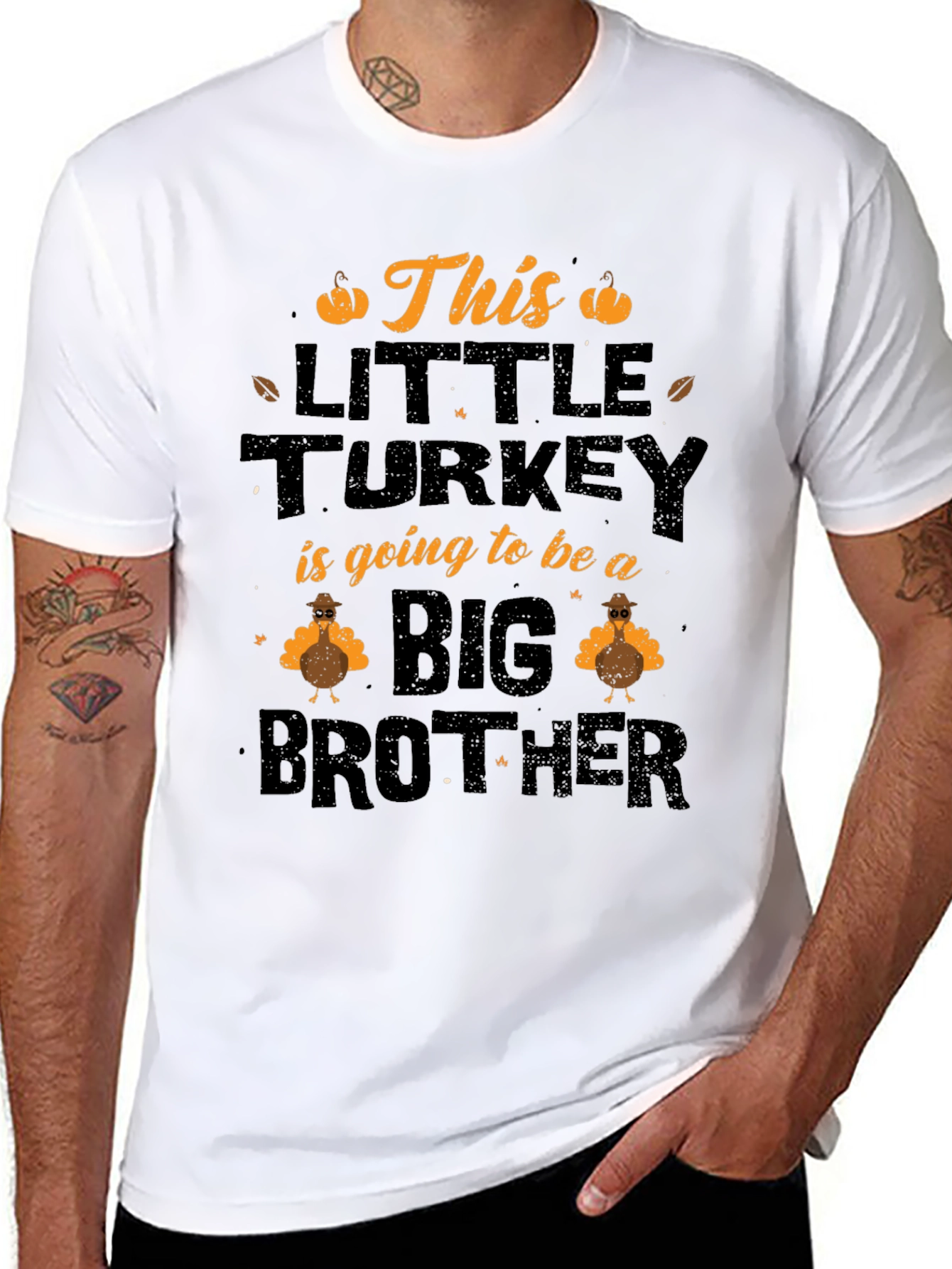 This Little Turkey Big Brother Thanksgiving T-Shirt