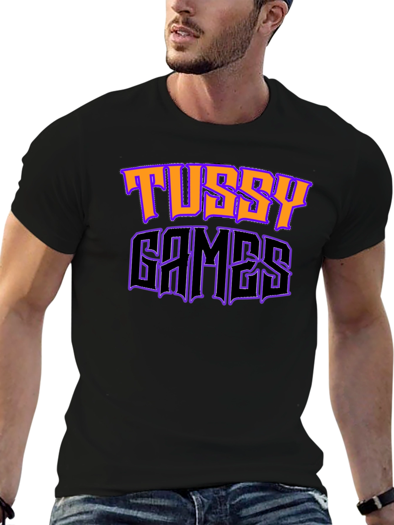 Tussy Games Graphic T-Shirt | Black