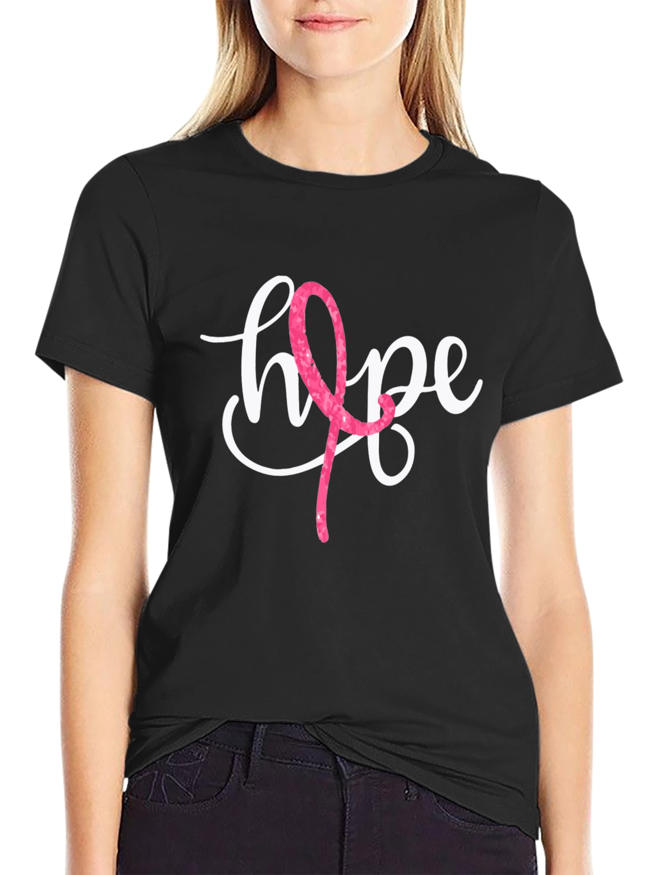 Hope Ribbon Graphic Tee