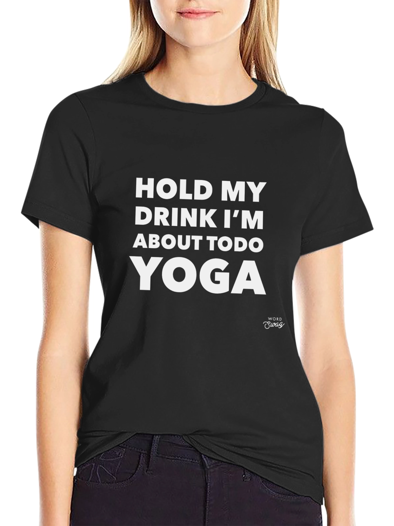 Yoga Lover Black T-Shirt