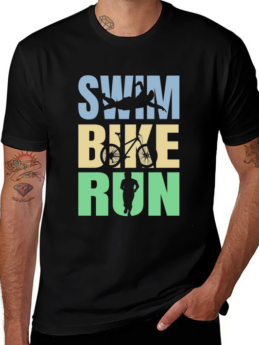Triathlon Swim Bike Run T-Shirt