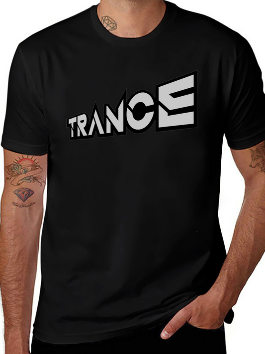 Trance Music Graphic T-Shirt - Black