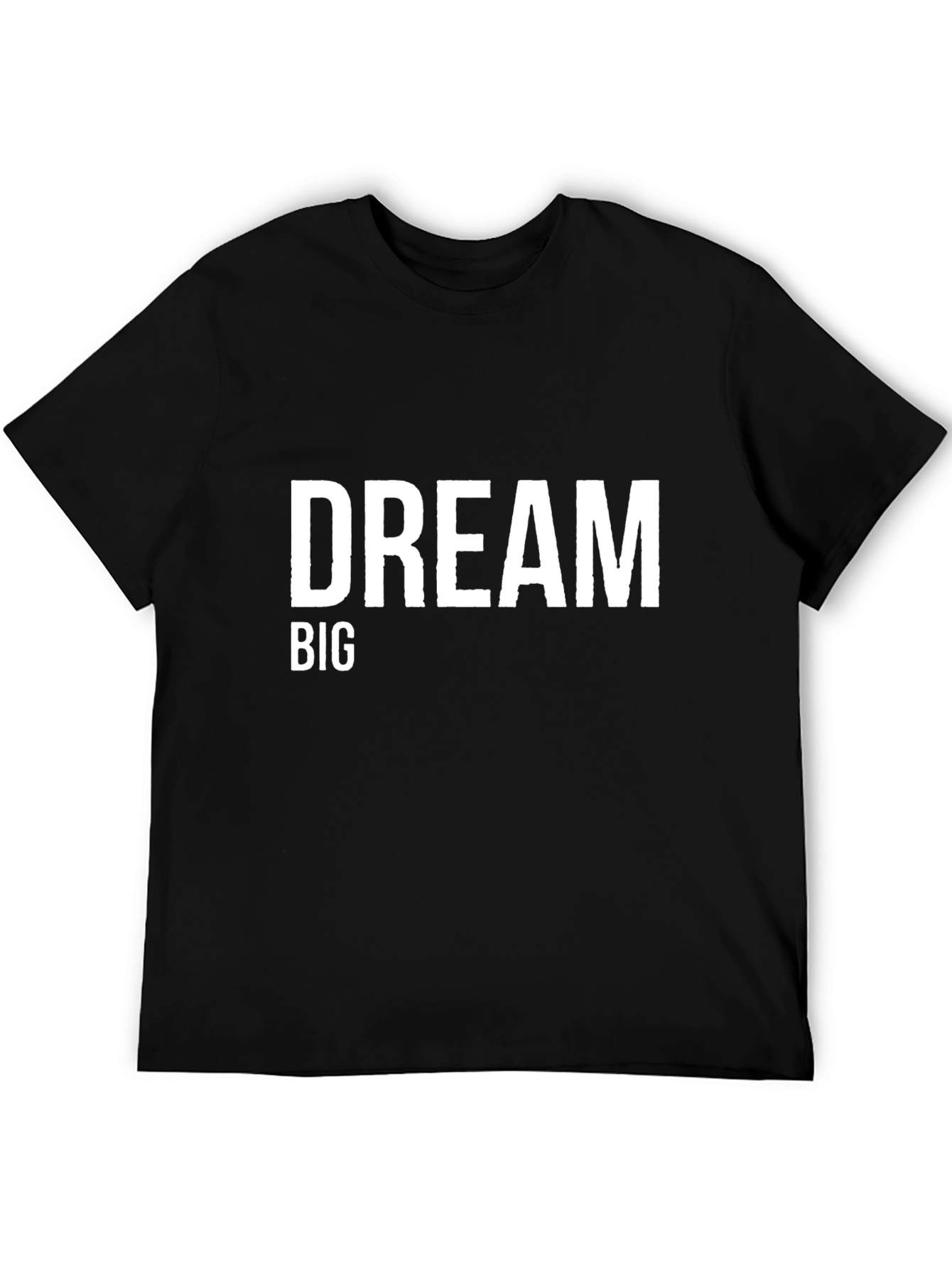 Dream Big Graphic Black T-Shirt