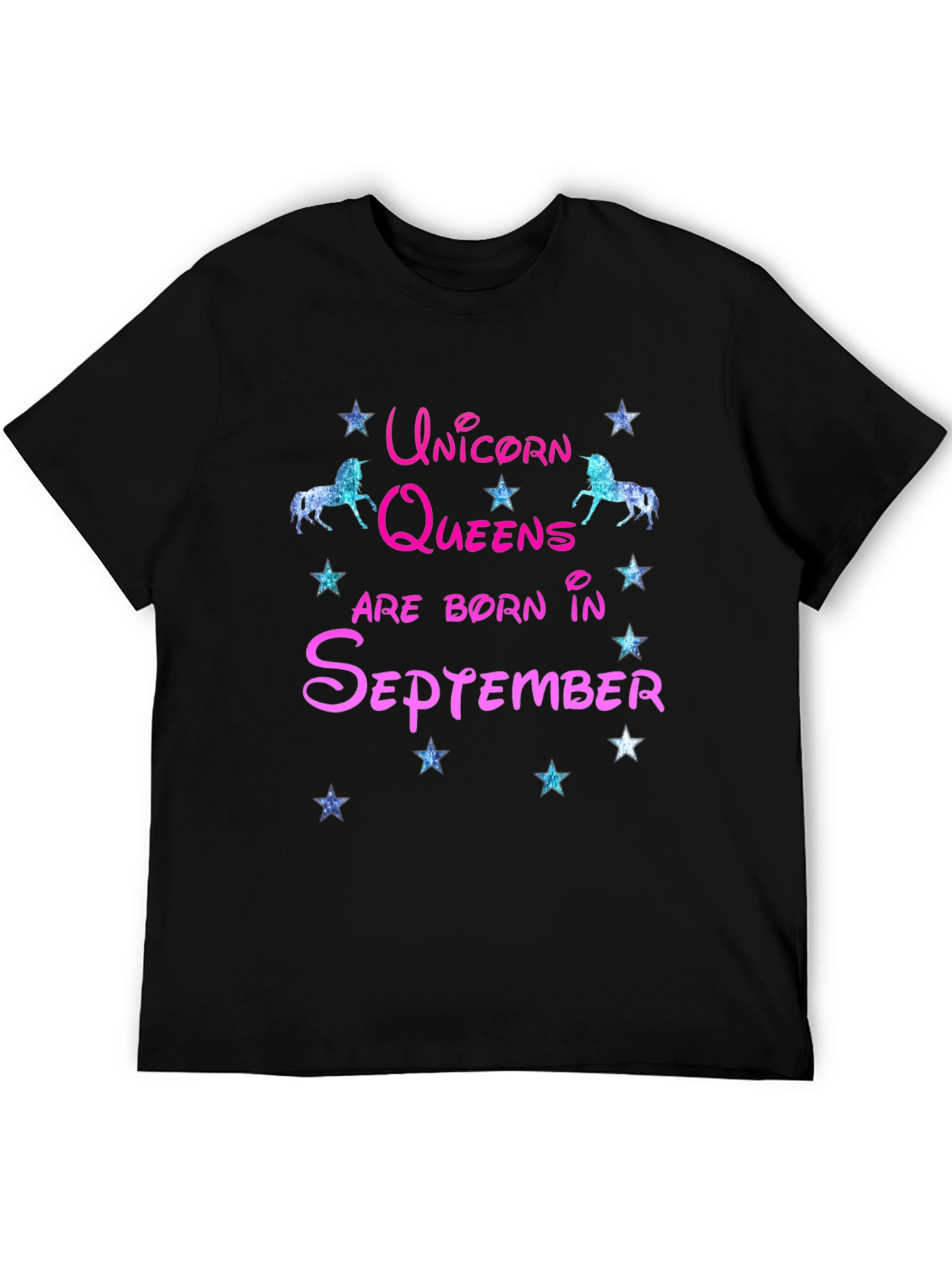 Unicorn Queens September Birthday T-Shirt