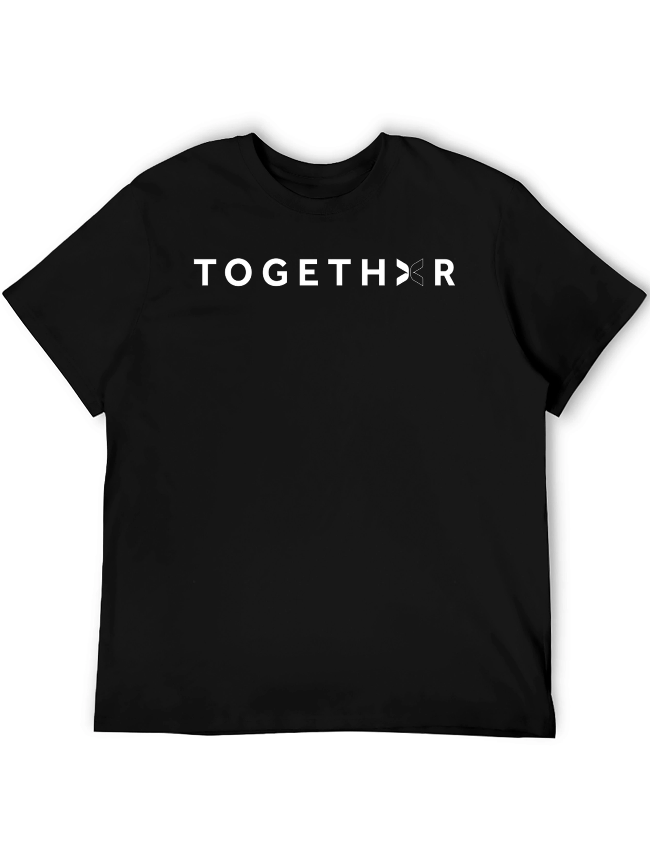 Together > R Black Graphic T-Shirt
