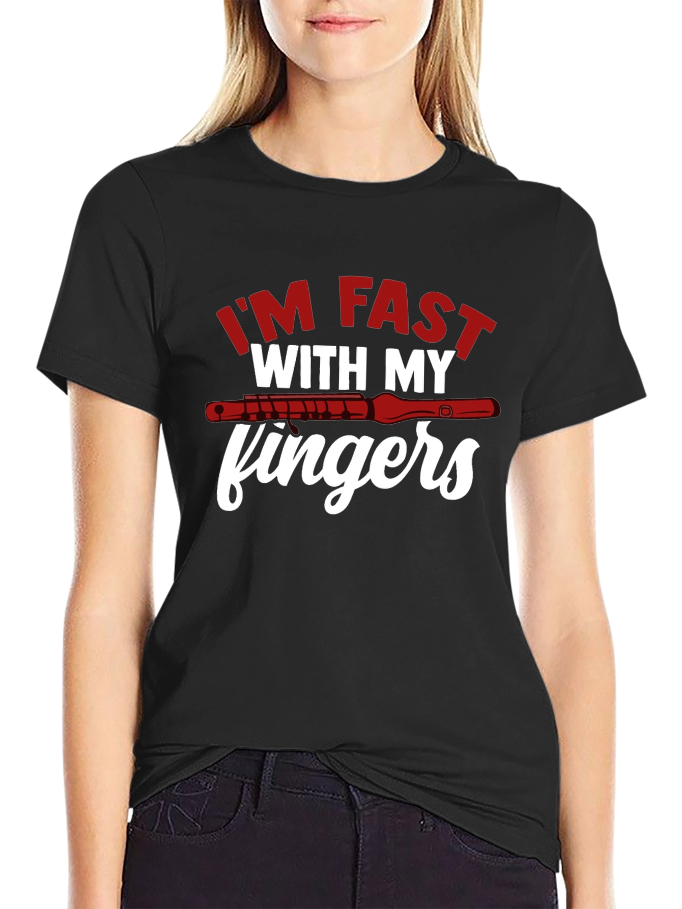 Im Fast With My Fingers T-Shirt