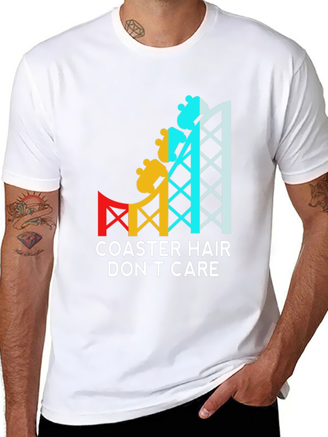 Coaster Hair Dont Care Graphic Tee