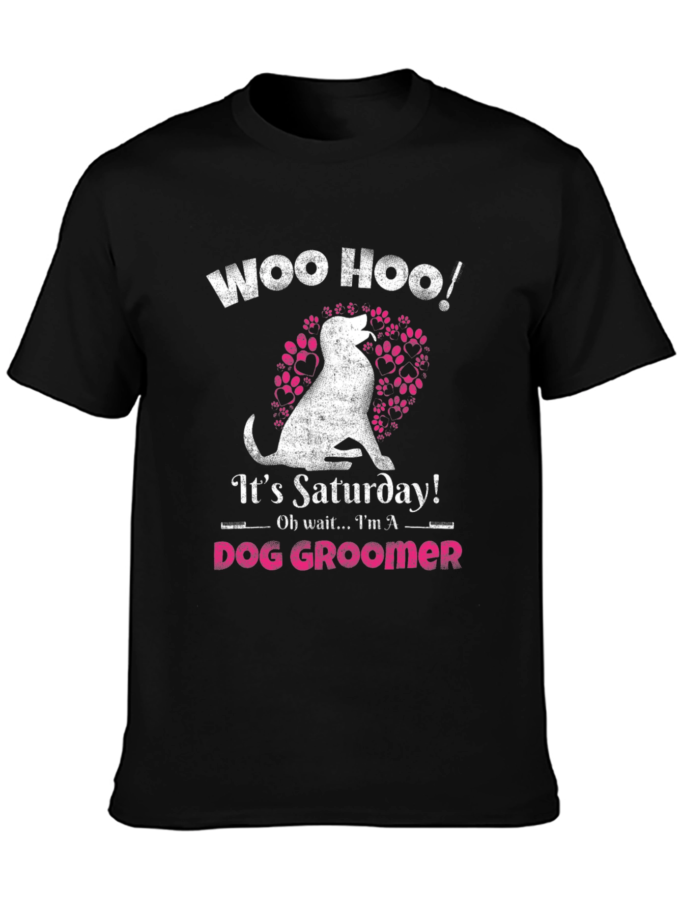 Dog Groomer T-Shirt - Saturday Fun