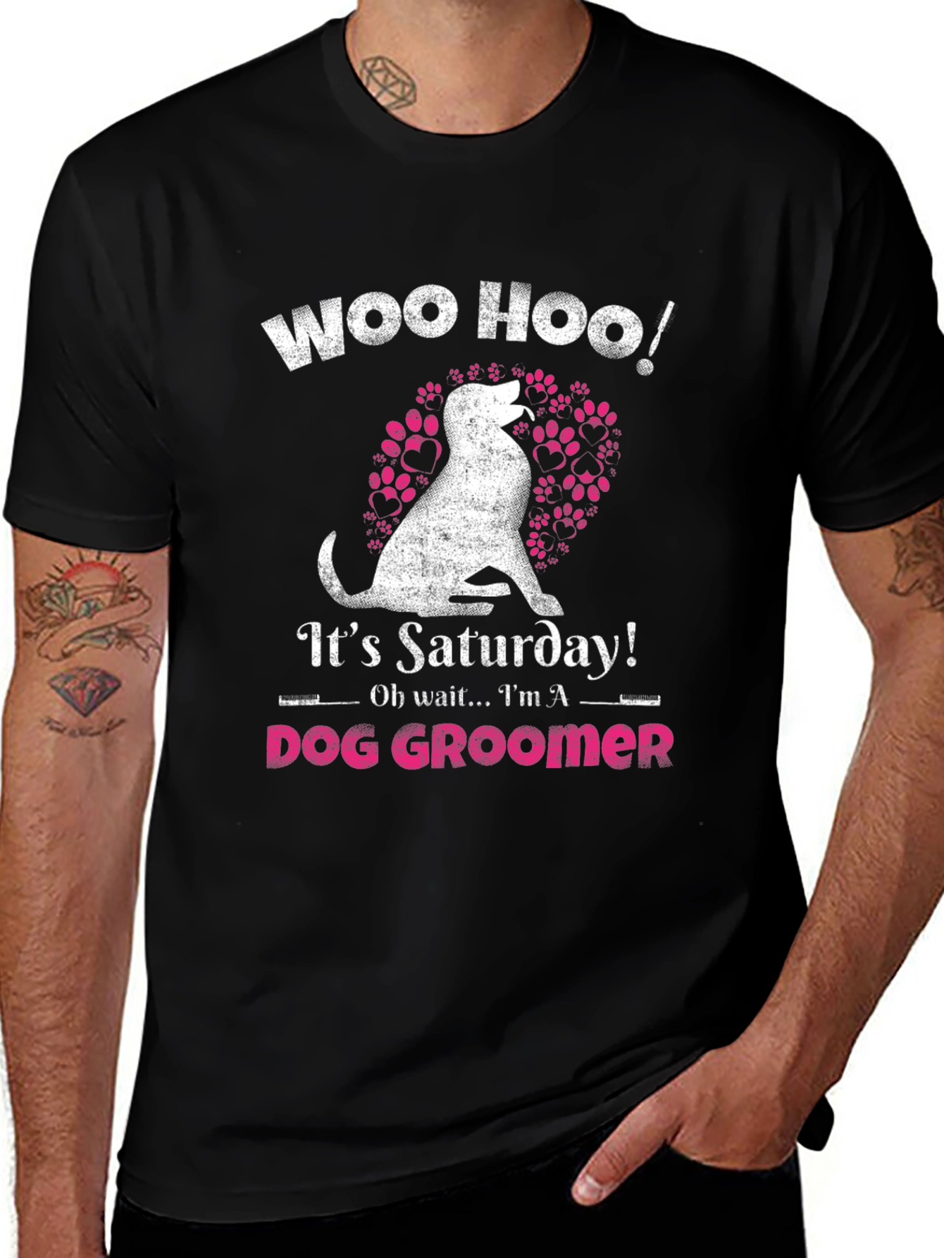 Dog Groomer T-Shirt - Saturday Fun
