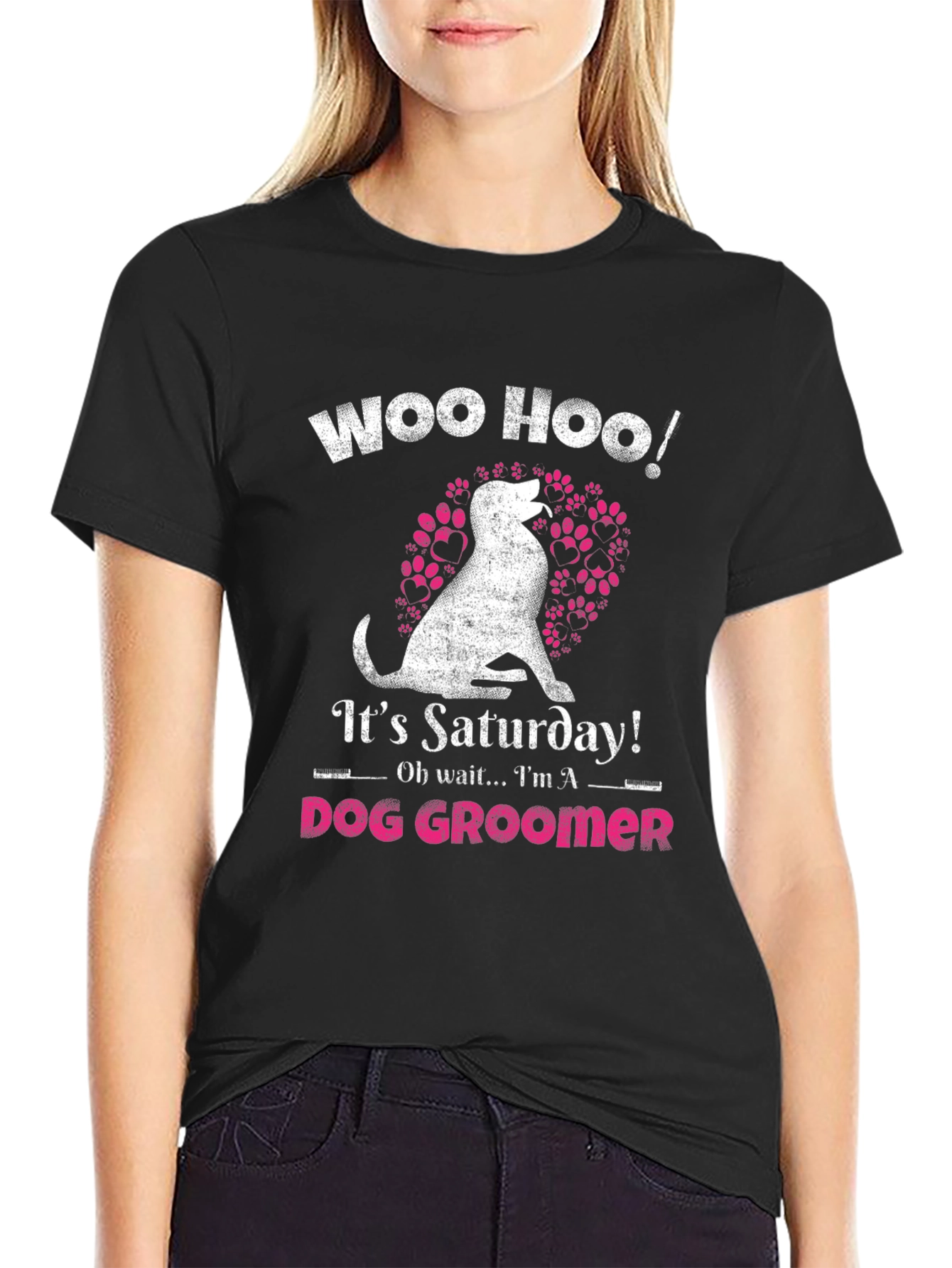 Dog Groomer T-Shirt - Saturday Fun