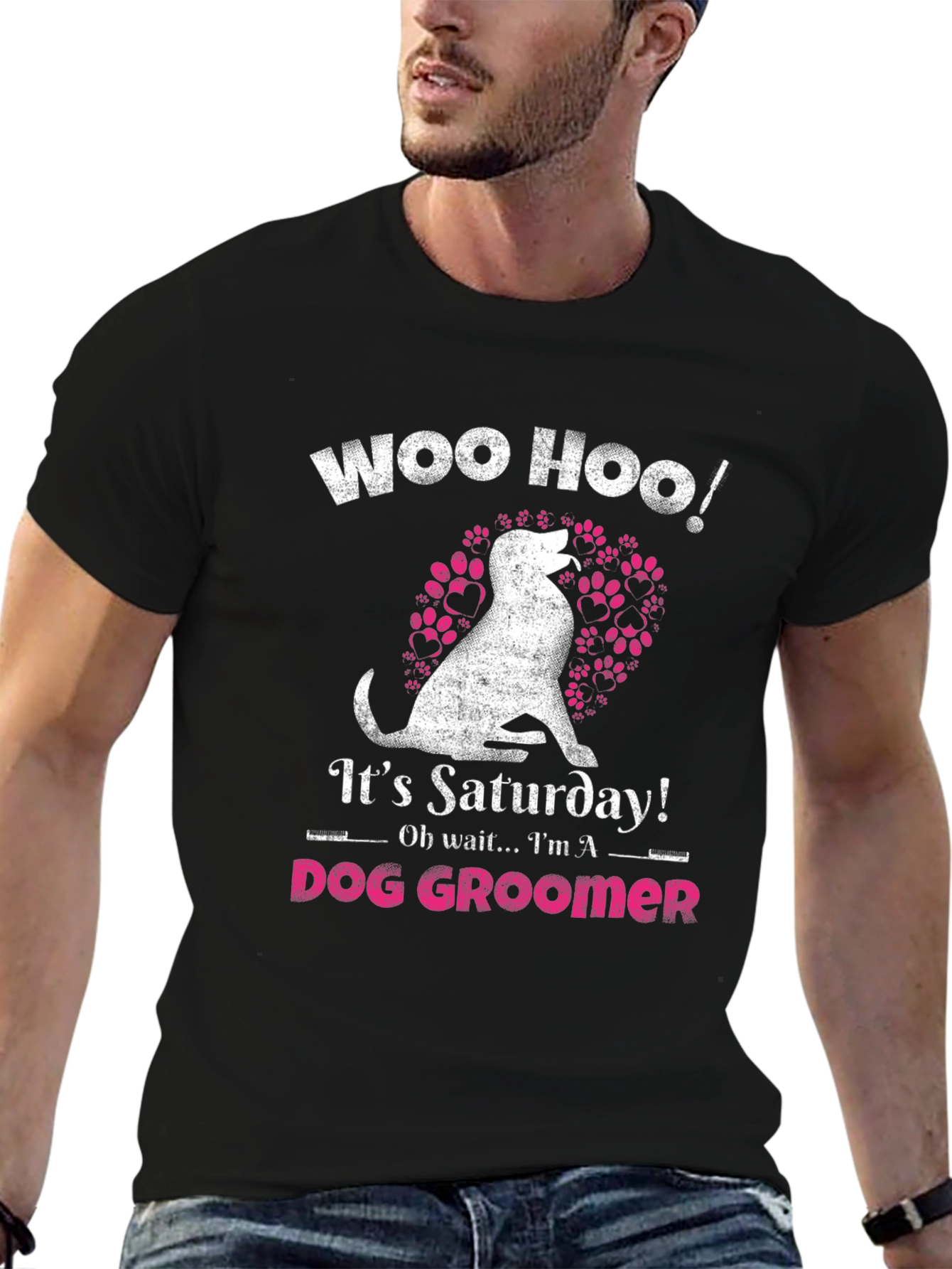 Dog Groomer T-Shirt - Saturday Fun