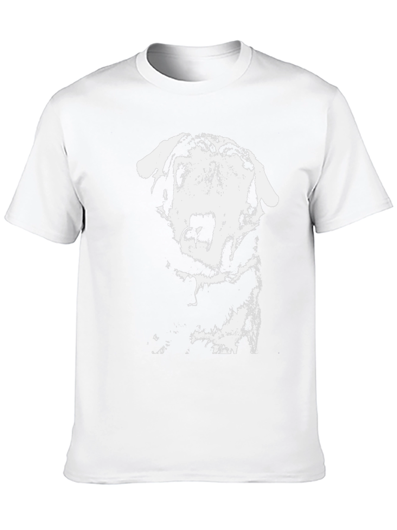 Dog Graphic Black T-Shirt
