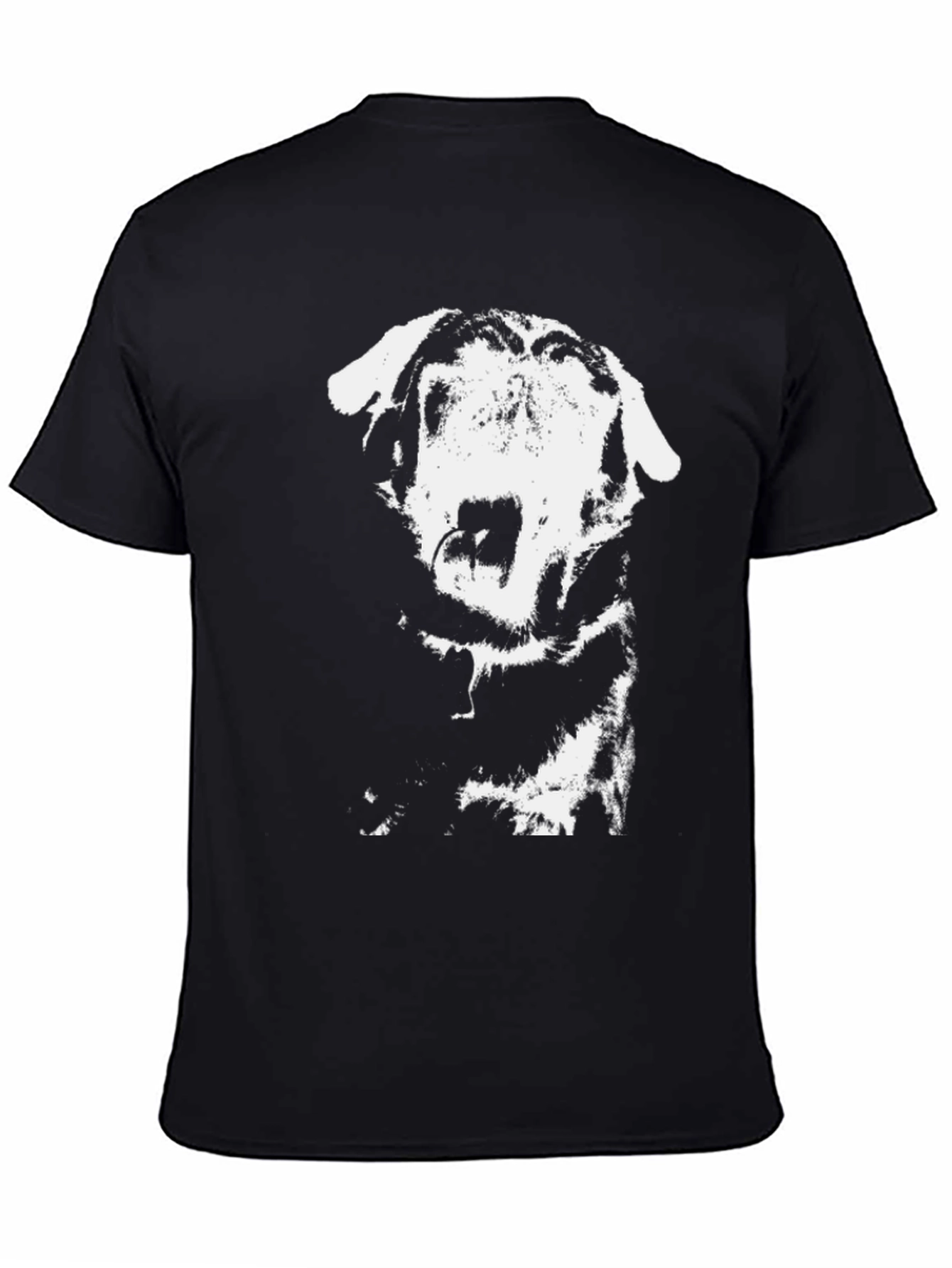 Dog Graphic Black T-Shirt