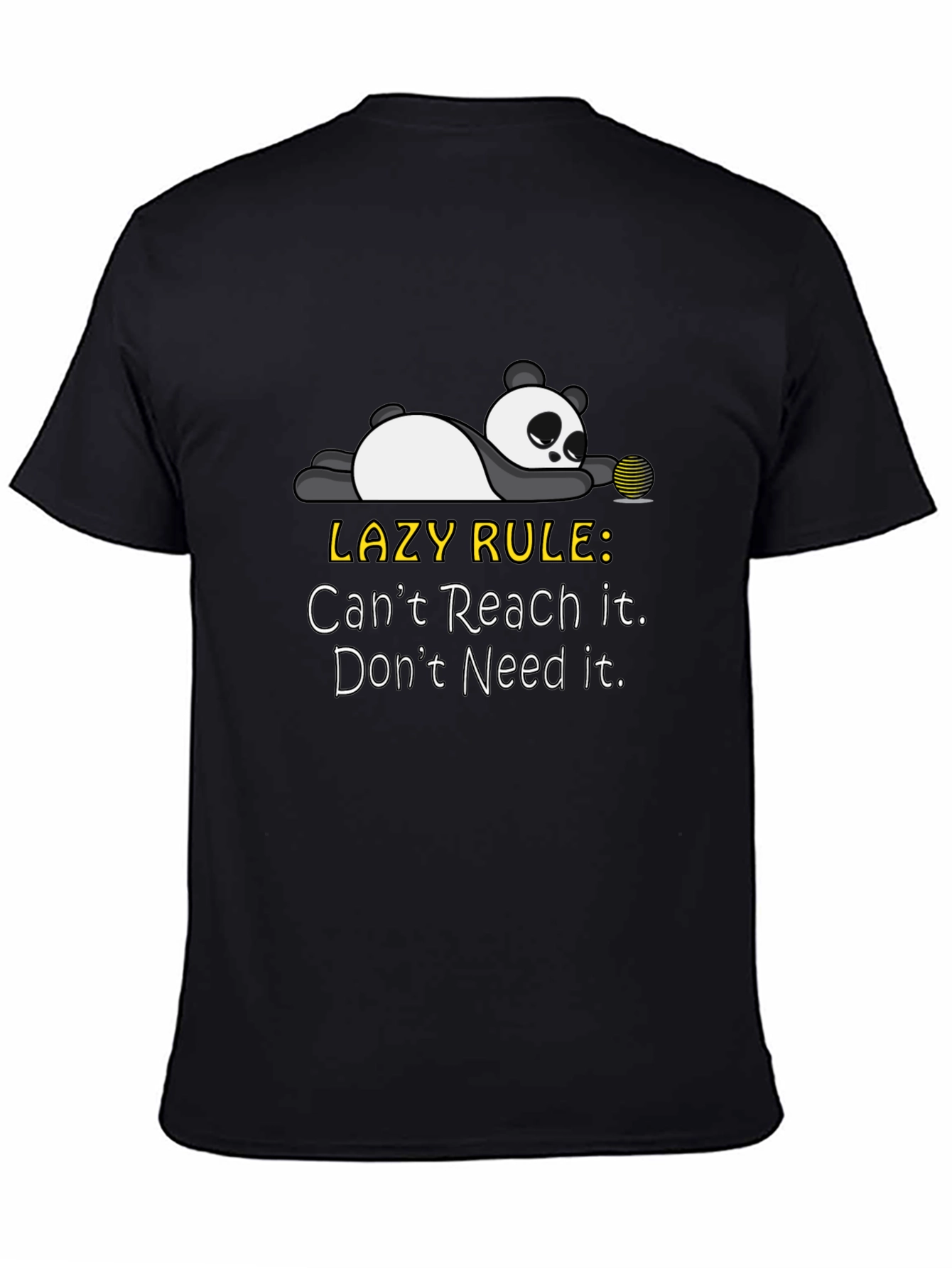 Lazy Panda Graphic T-Shirt