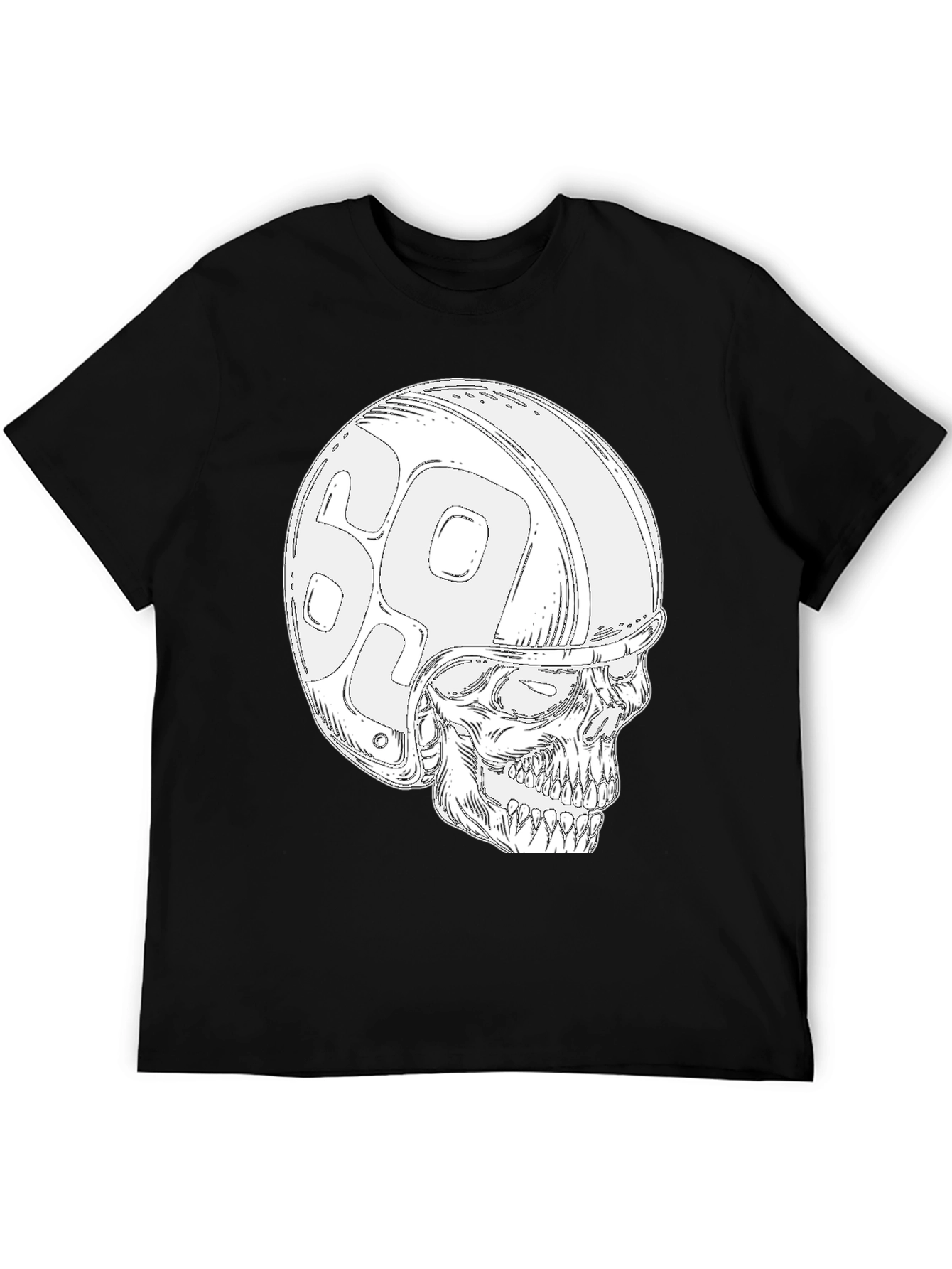 Skull 69 Helmet T-Shirt - Ride in Style!