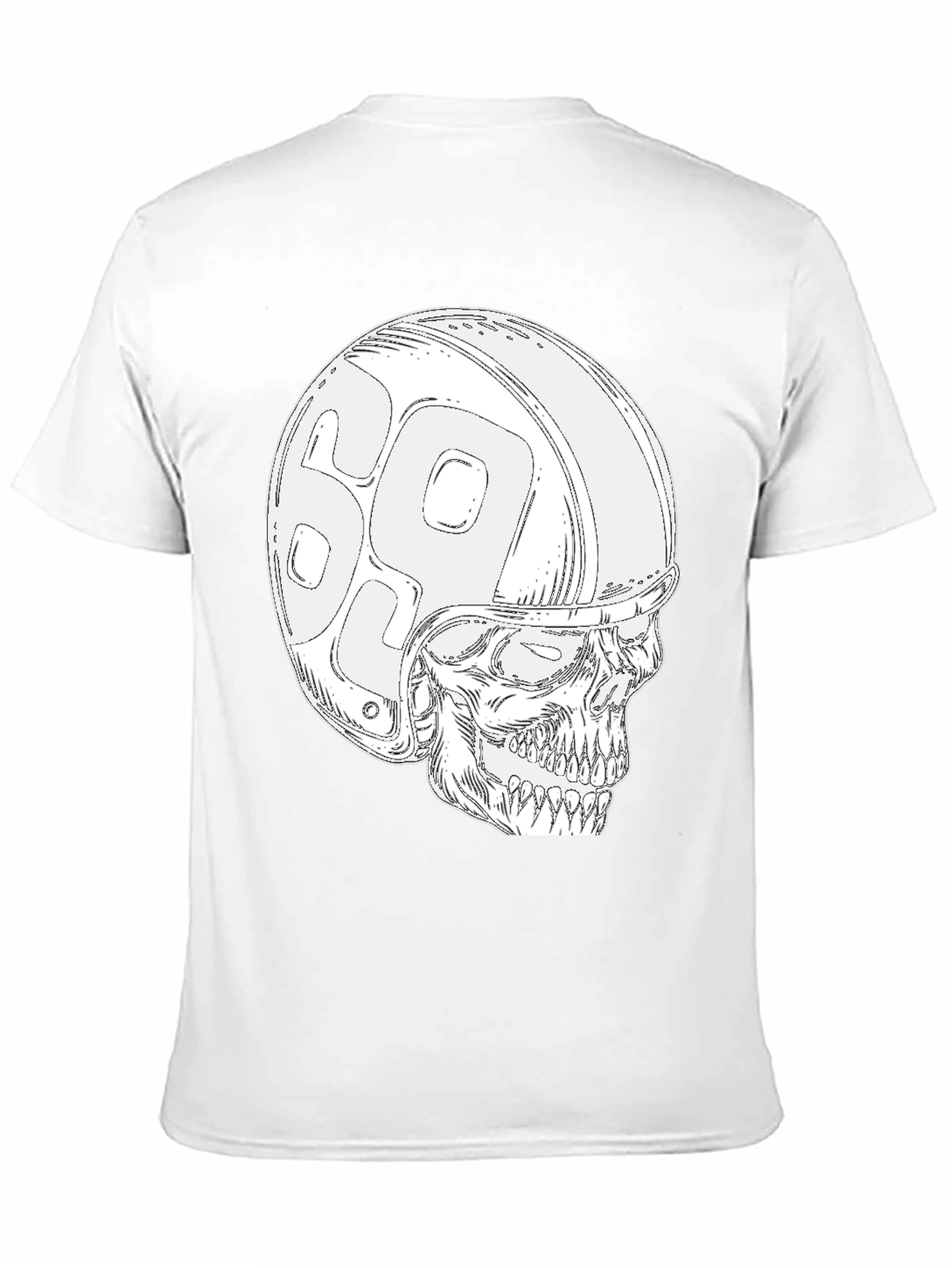 Skull 69 Helmet T-Shirt - Ride in Style!