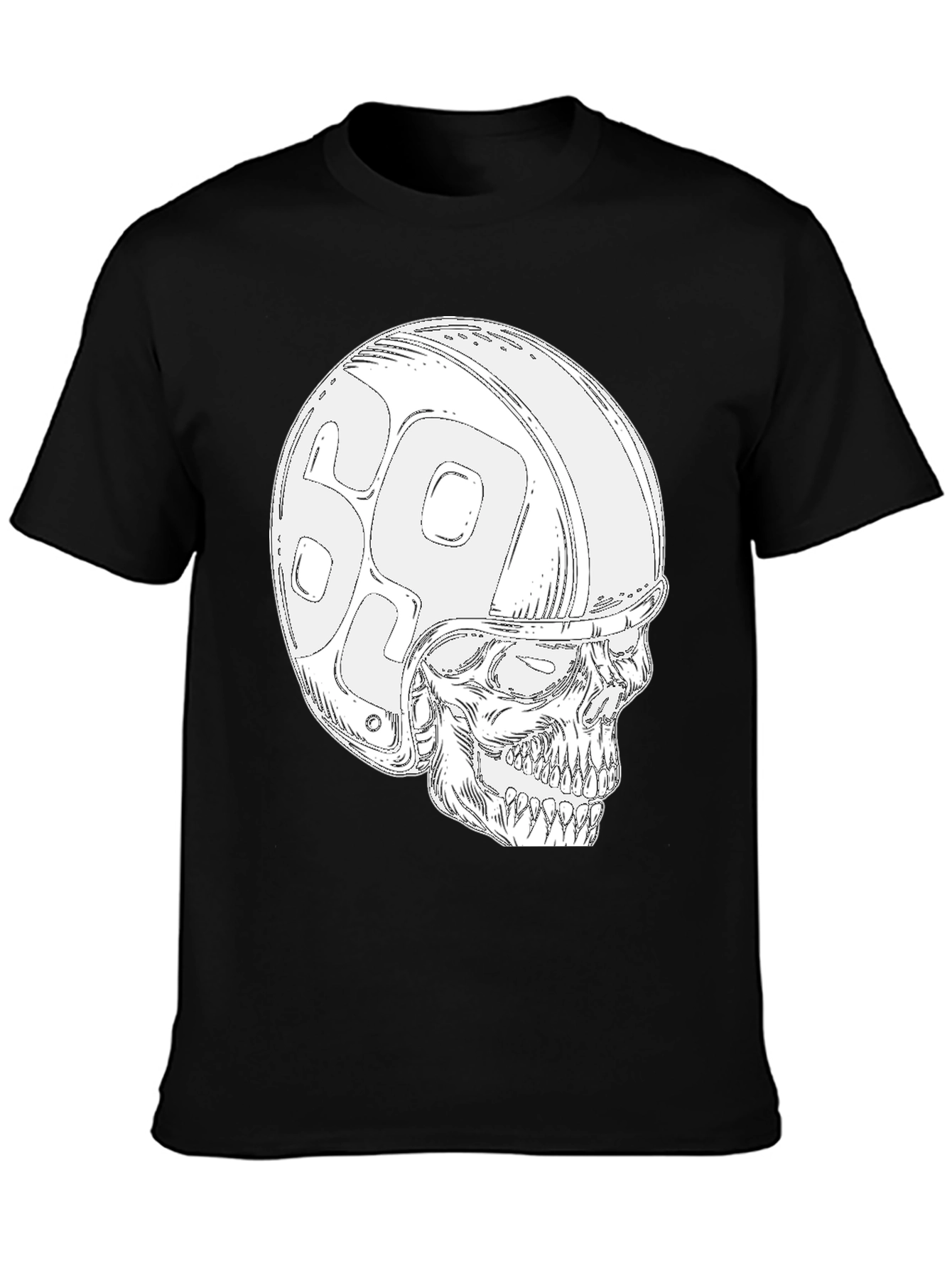 Skull 69 Helmet T-Shirt - Ride in Style!