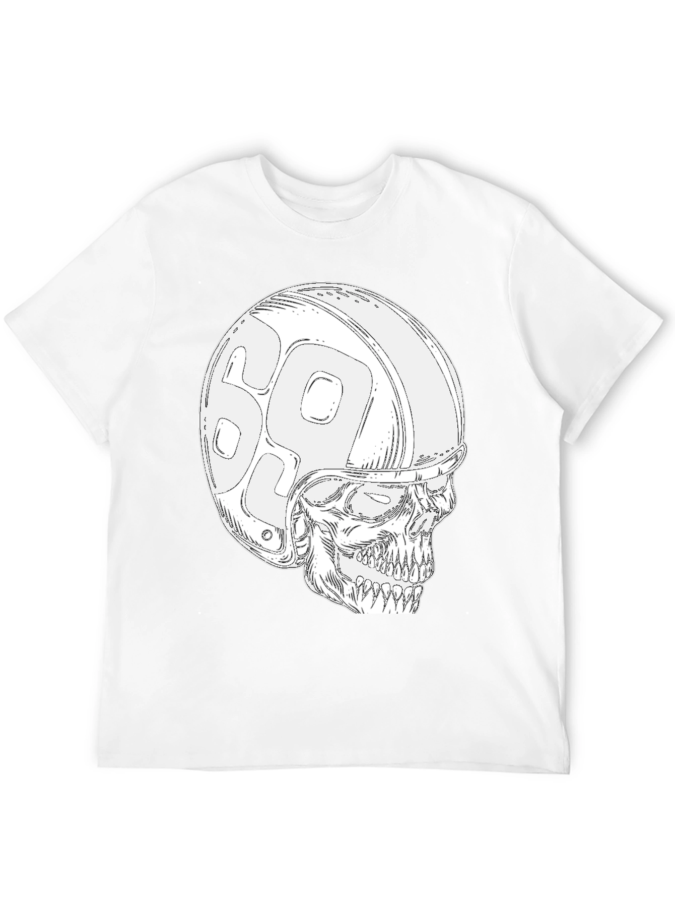 Skull 69 Helmet T-Shirt - Ride in Style!